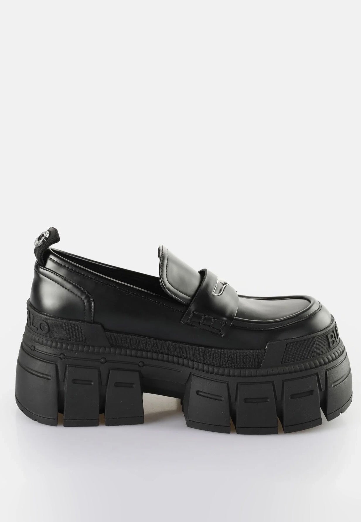 Buffalo - Gospher Loafer Vegan Nappa Black - Girl Shoes | Women-Image