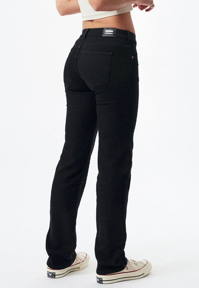 Dr. Denim - Dixy Straight Solid Black - Jeans | Women-Image