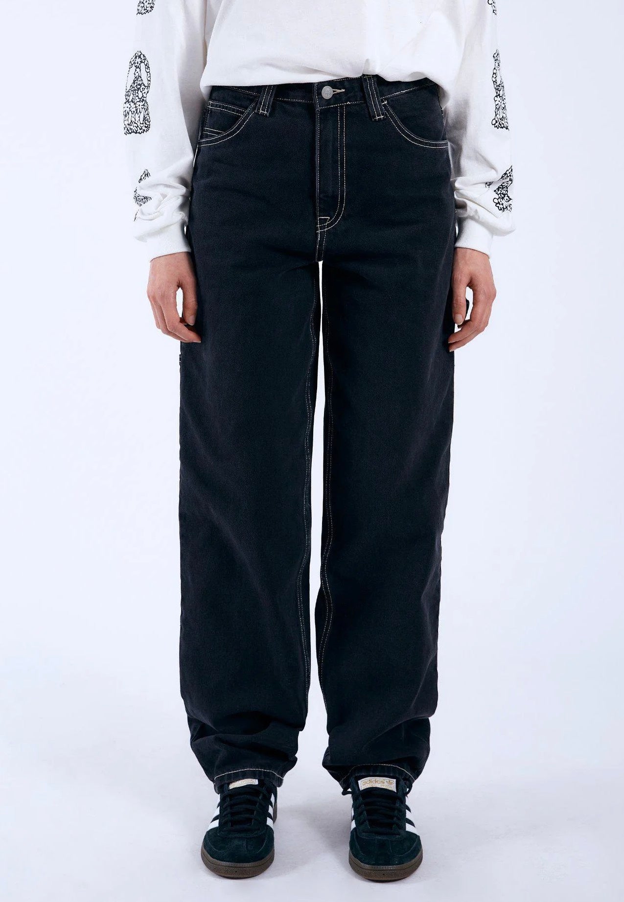 Dr. Denim - Faye Worker Black Used Contrast - Jeans | Women-Image