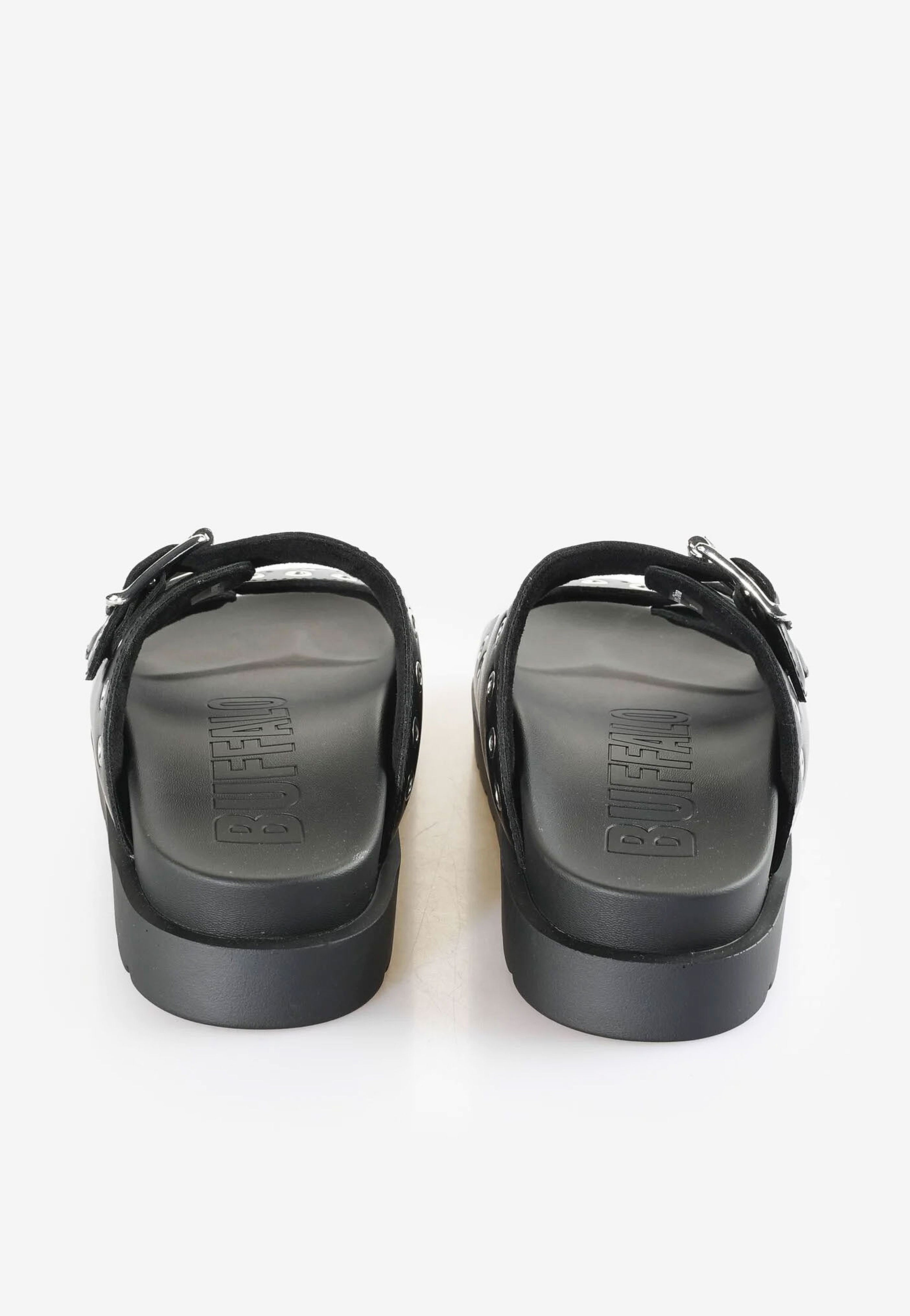 Buffalo - Eve Ari Vegan Nappa Black - Girl Slides | Women-Image