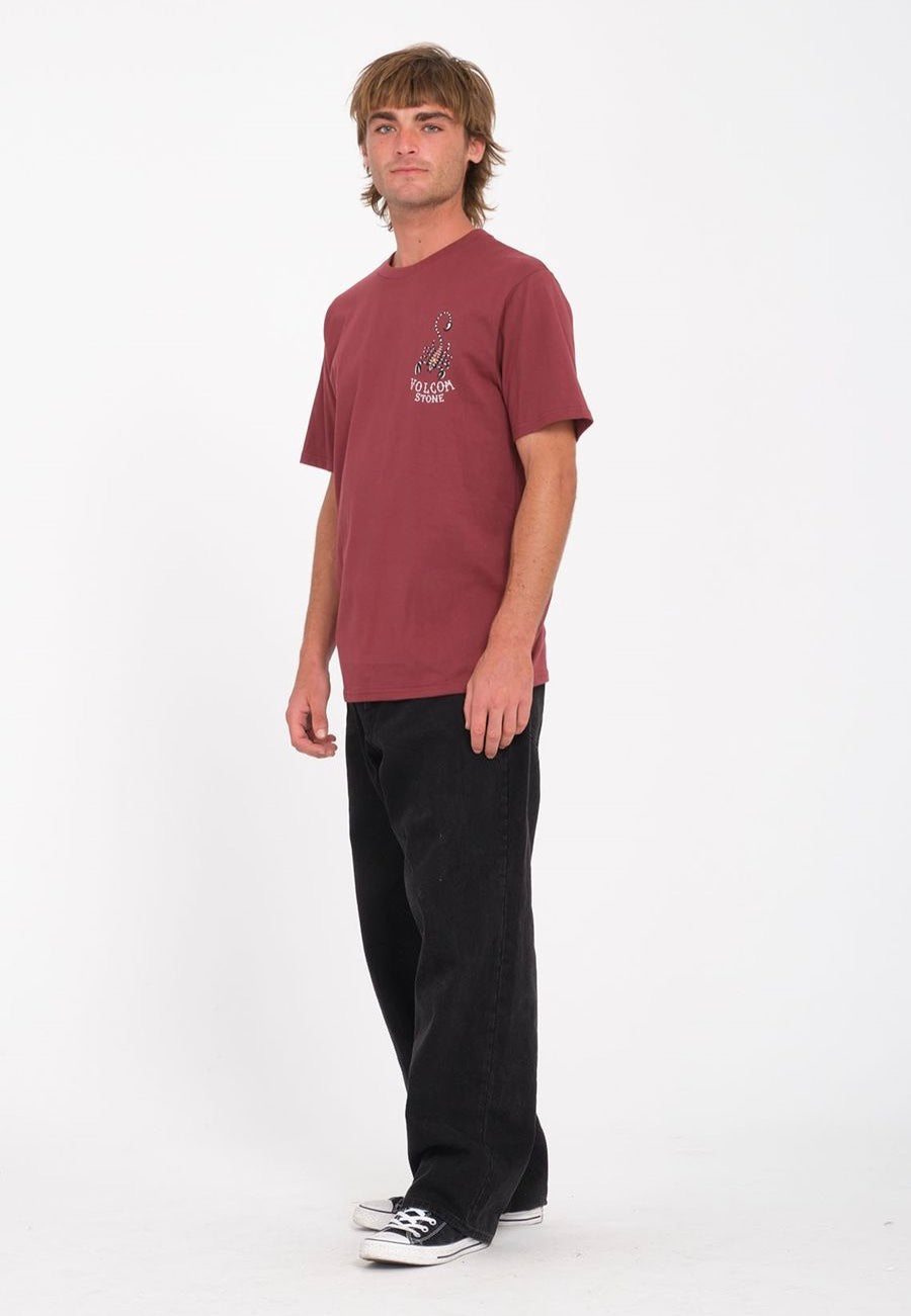 Volcom - Lintell Classic Merlot - T-Shirt | Men-Image