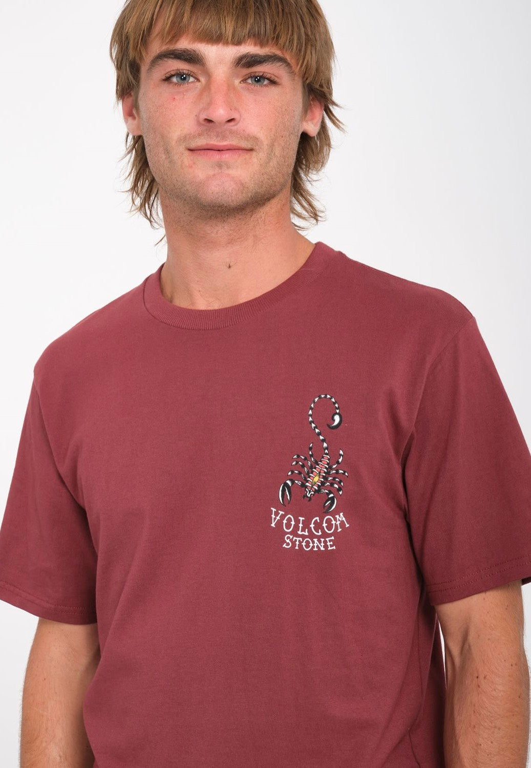 Volcom - Lintell Classic Merlot - T-Shirt | Men-Image