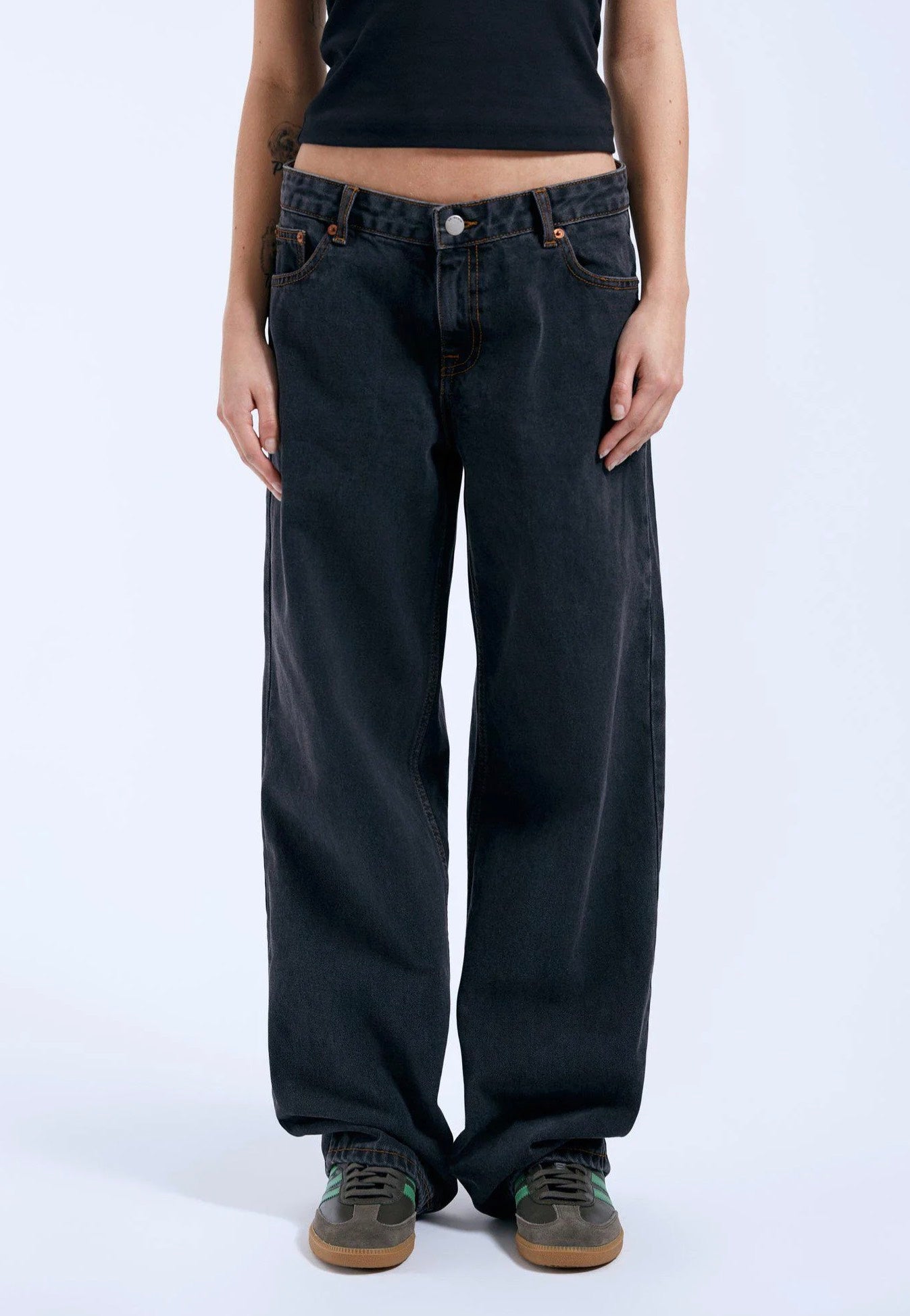 Dr. Denim - Hill Dust Washed Black - Jeans | Women-Image