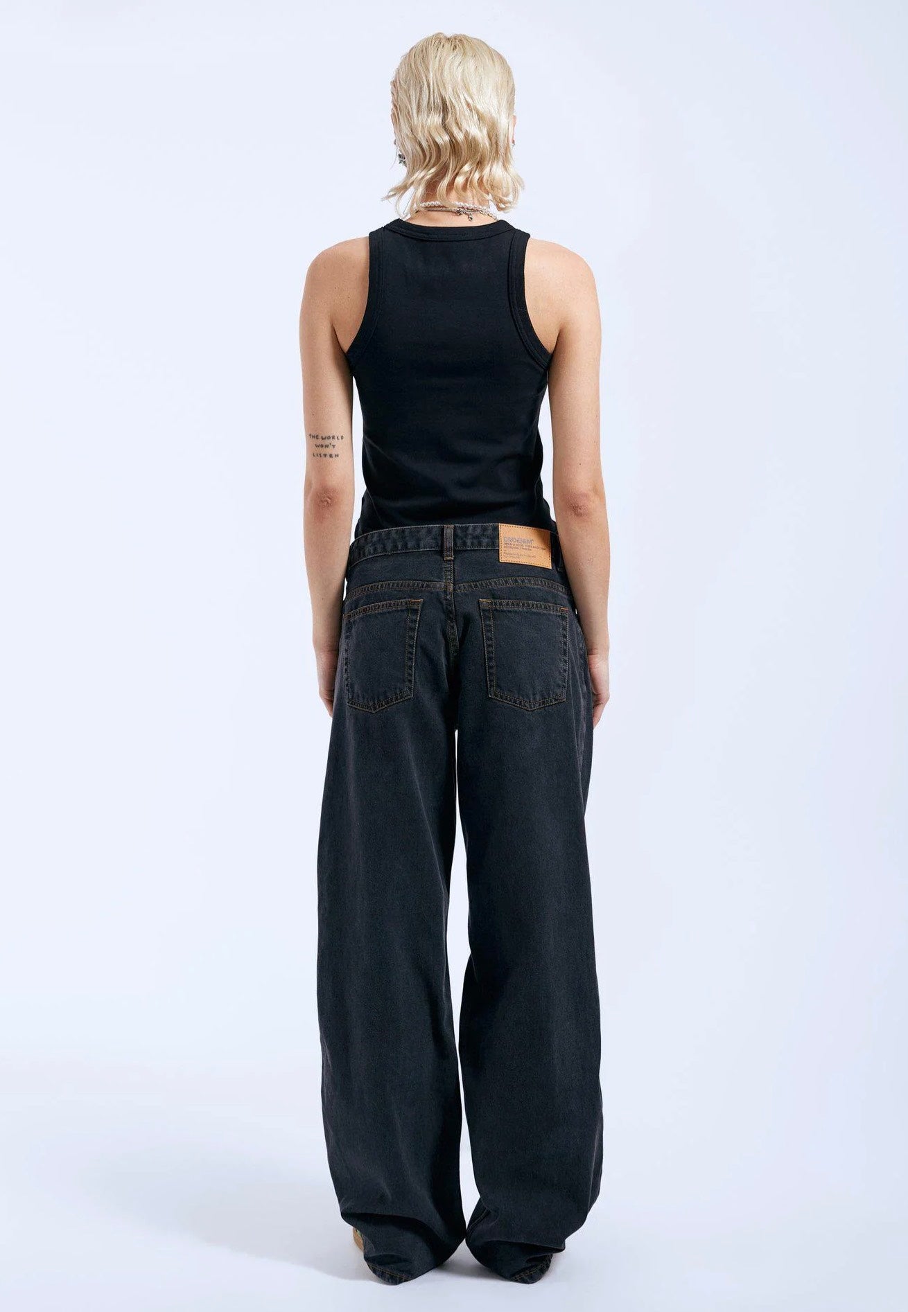 Dr. Denim - Hill Dust Washed Black - Jeans | Women-Image