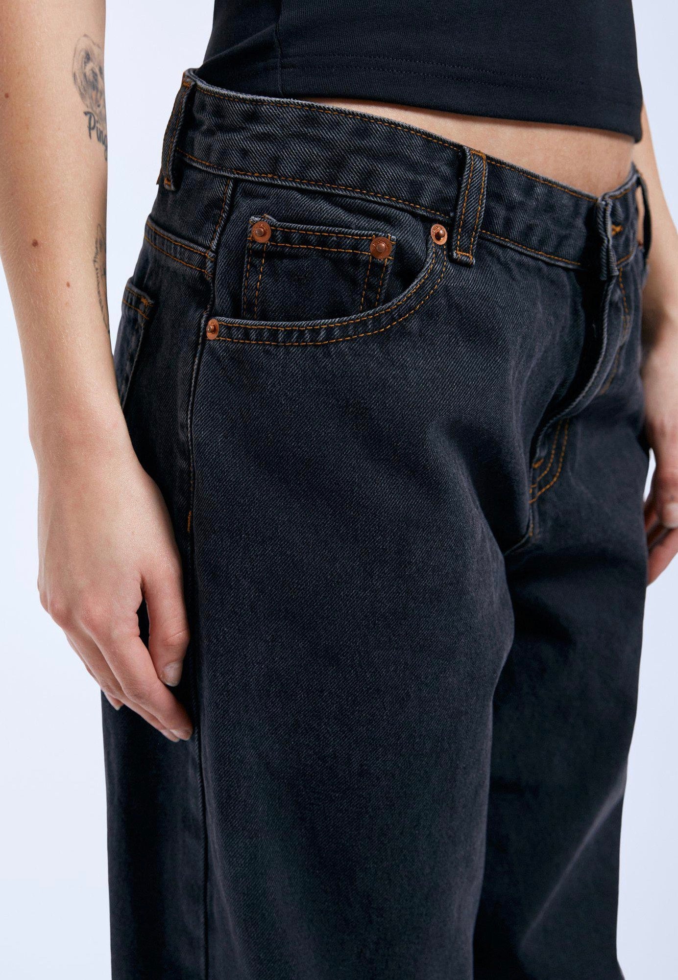 Dr. Denim - Hill Dust Washed Black - Jeans | Women-Image