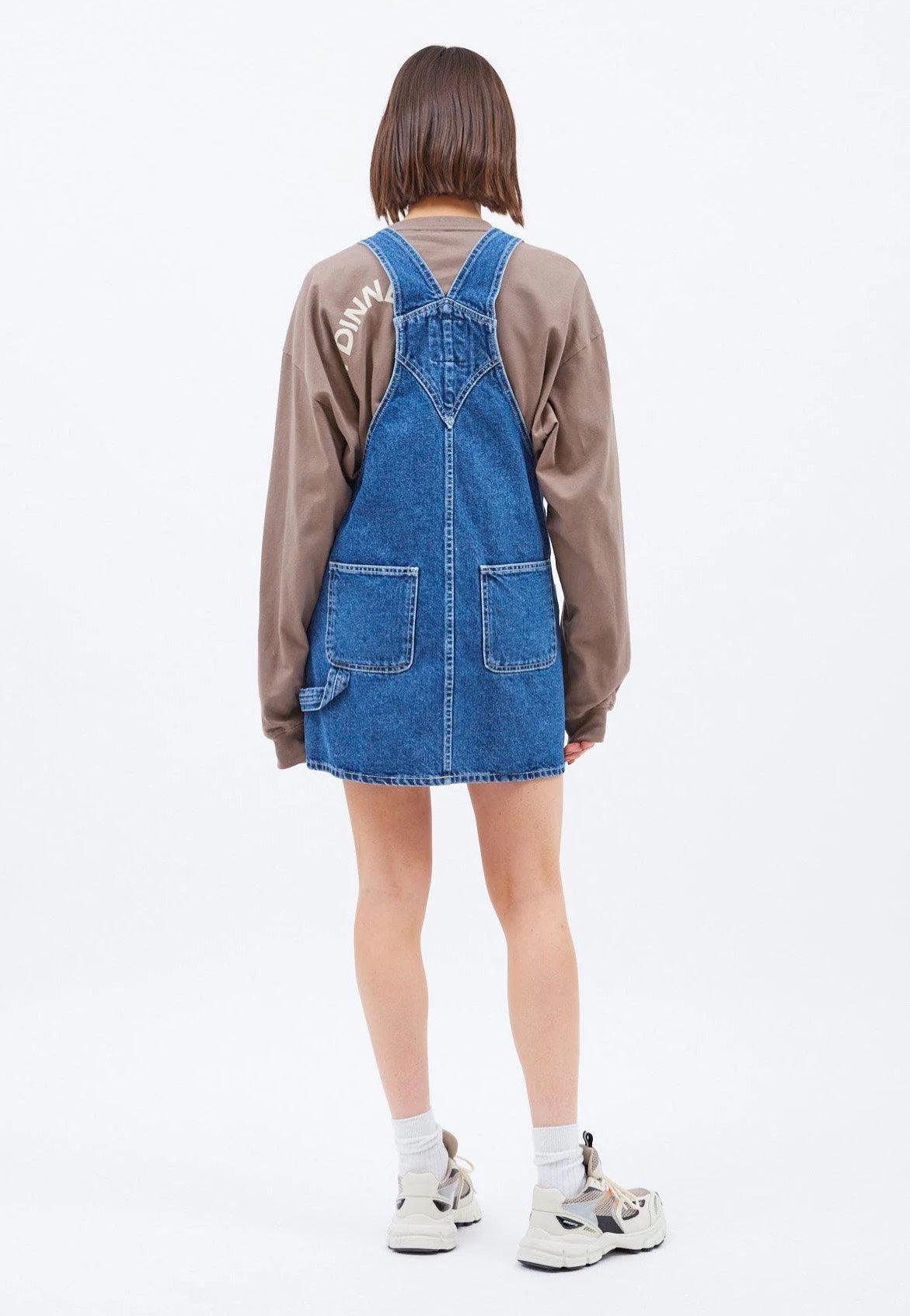 Dr. Denim - Connie Dungaree Pebble Mid Stone - Dress | Women-Image