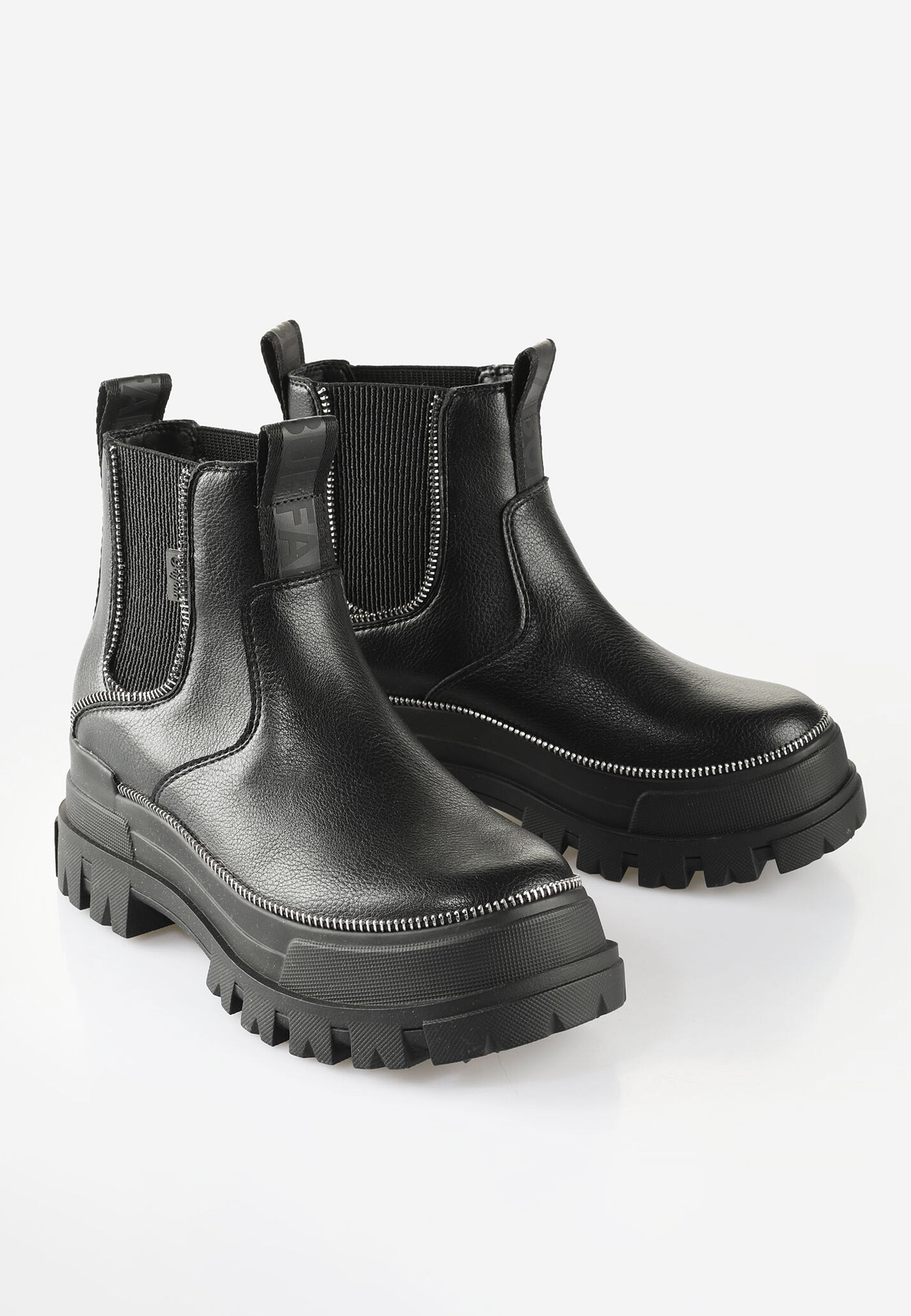 Buffalo - Aspha Chelsea Zip Black - Girl Shoes | Women-Image