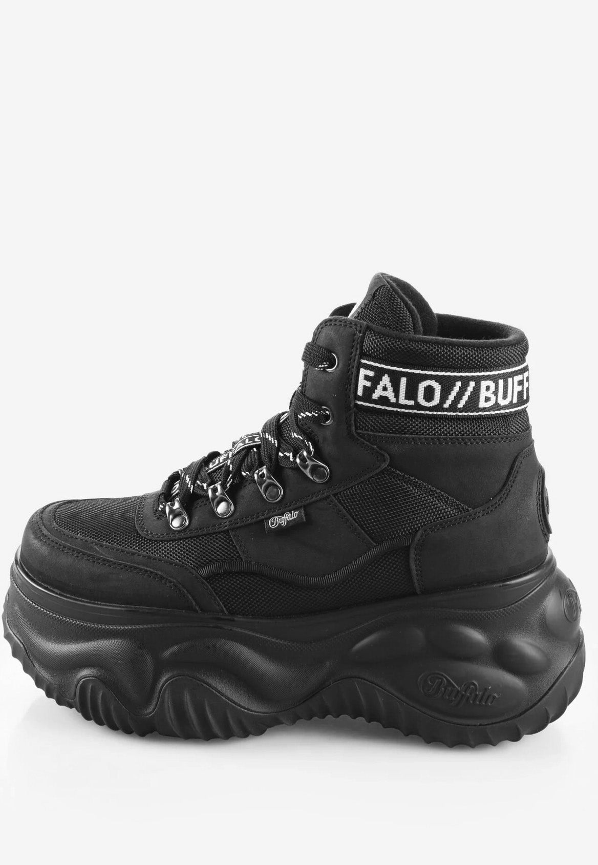 Buffalo - Blader Hiking Vegan Nubuck/Nylon Black - Girl Shoes | Women-Image