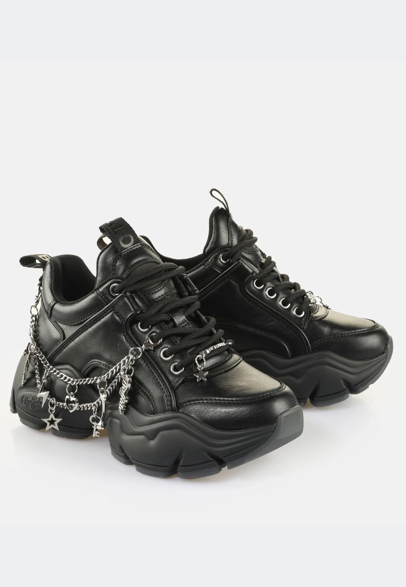 Buffalo - Binary Charm Vegan Nappa Black - Girl Shoes | Women-Image