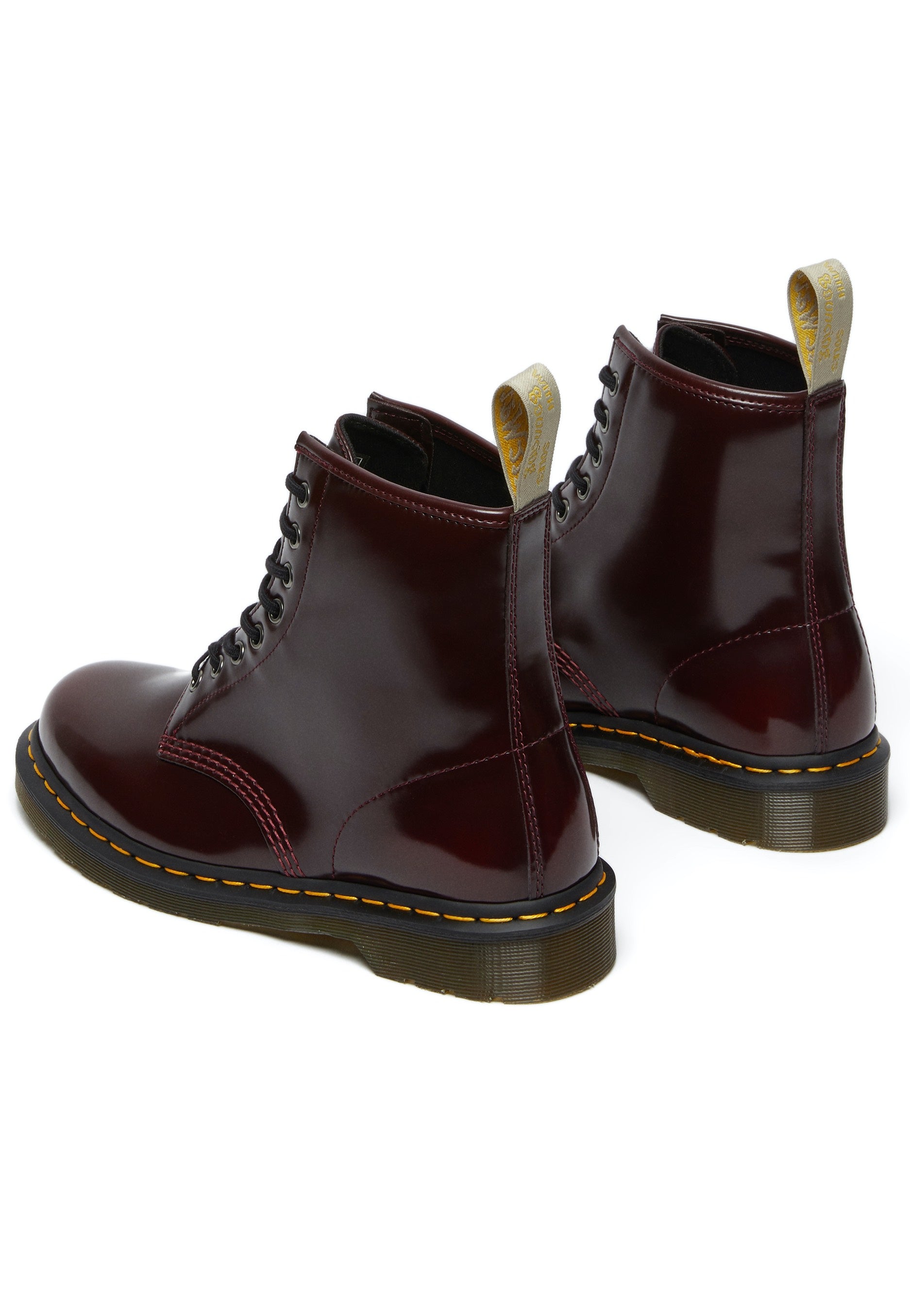 Dr. Martens - Vegan 1460 Cherry Red Oxford Rub Off Red - Shoes | Men-Image