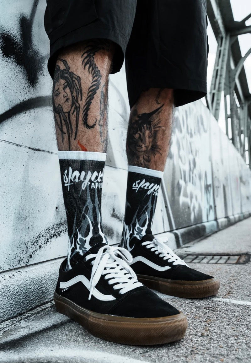 Stay Cold Apparel - Eternal Conquest Comfort Black/White - Socks | Neutral-Image