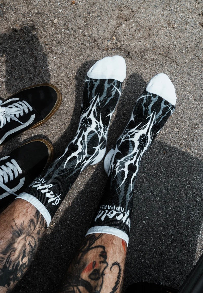 Stay Cold Apparel - Eternal Conquest Comfort Black/White - Socks | Neutral-Image