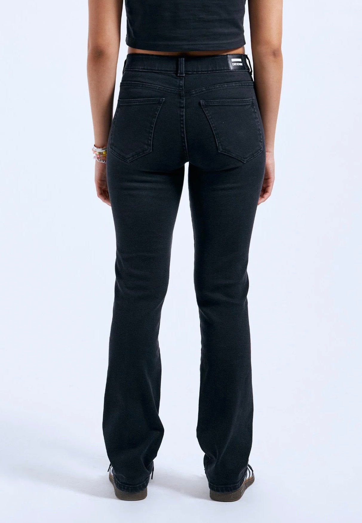 Dr. Denim - Lexy Straight Black Mist - Jeans | Women-Image