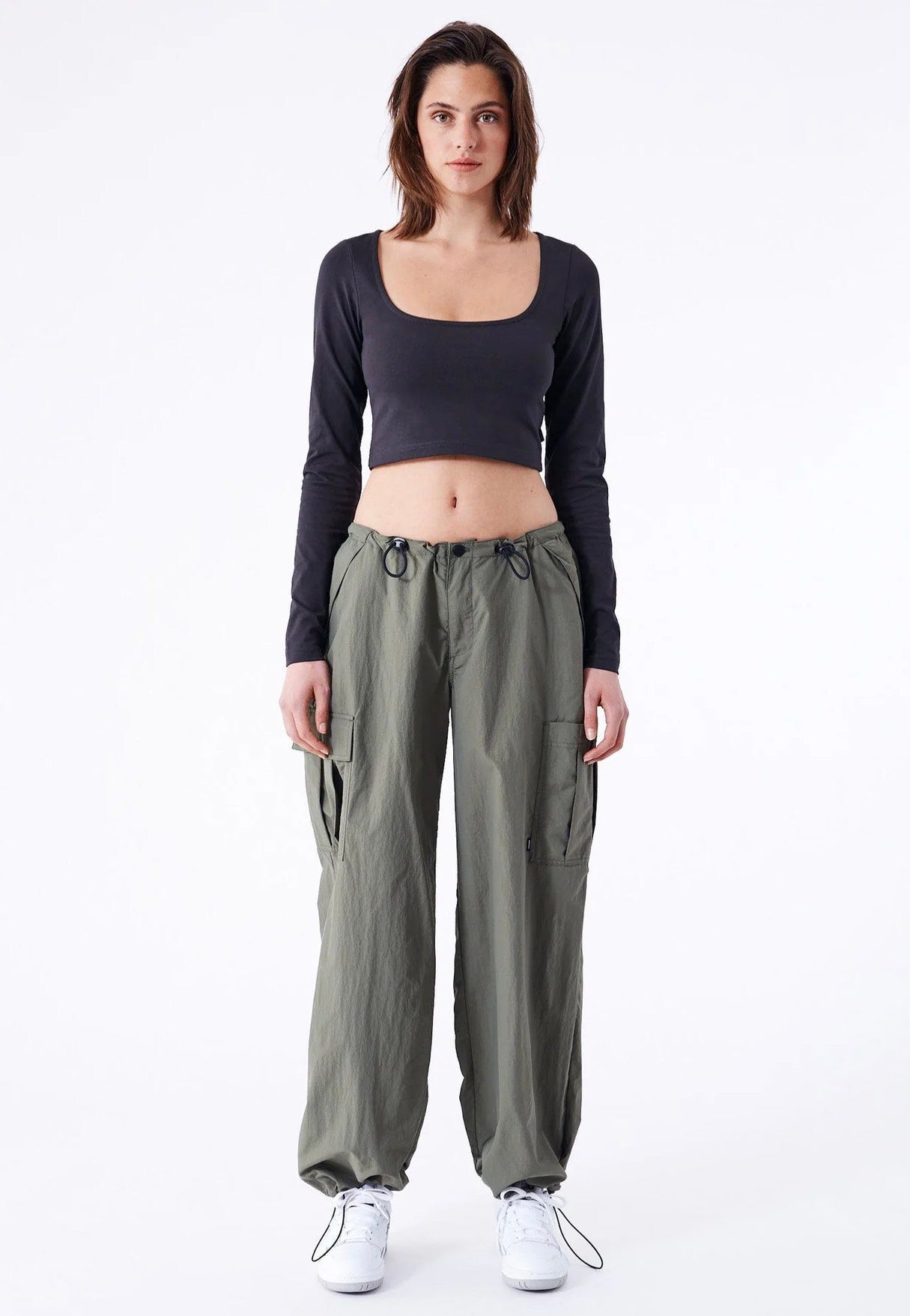 Dr. Denim - Hale Cargo Thyme - Pants | Women-Image