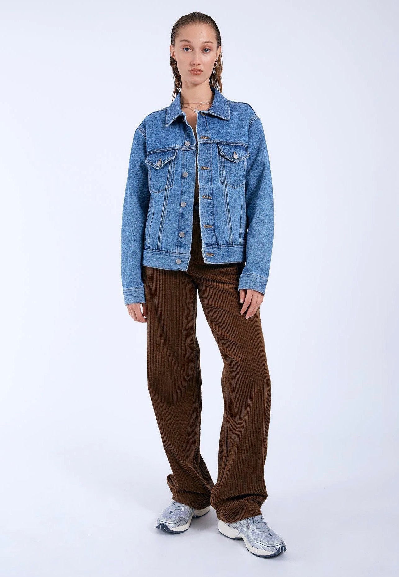 Dr. Denim - Joey Trucker Stream Sky Retro - Jacket | Women-Image