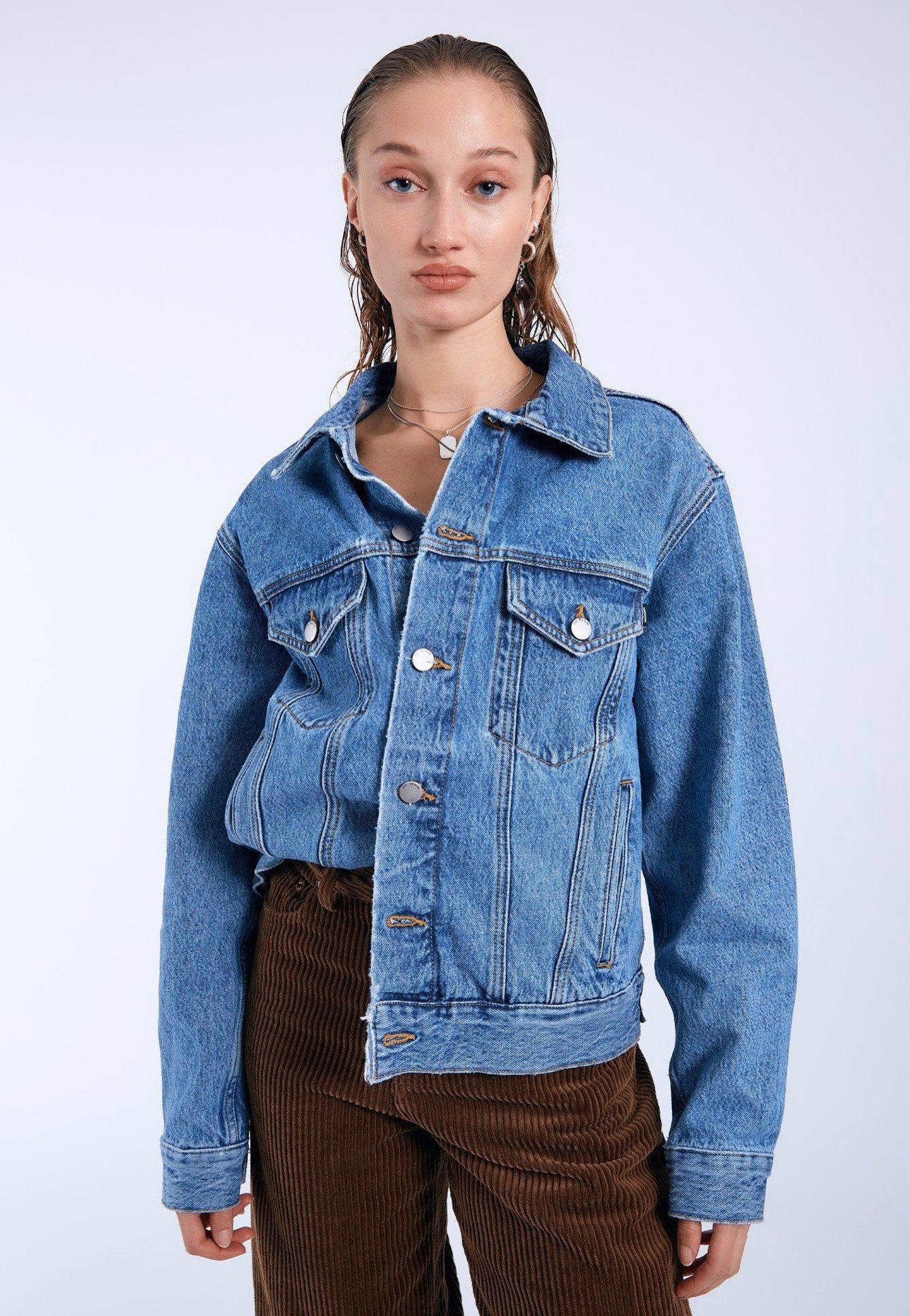 Dr. Denim - Joey Trucker Stream Sky Retro - Jacket | Women-Image