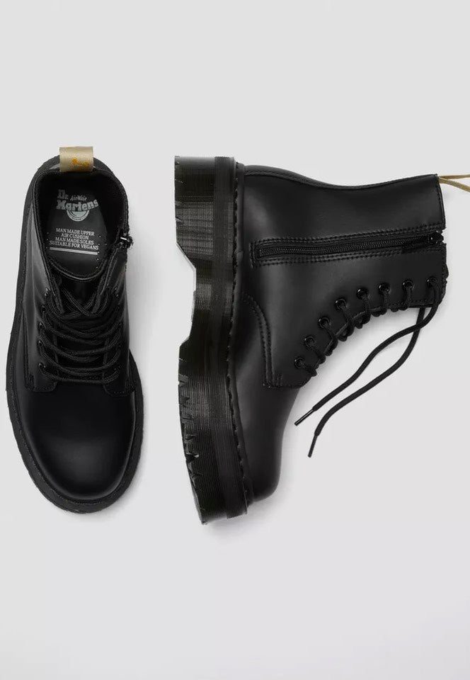 Dr. Martens - Vegan Jadon II Mono Black Felix Rub Off Black - Shoes | Men-Image