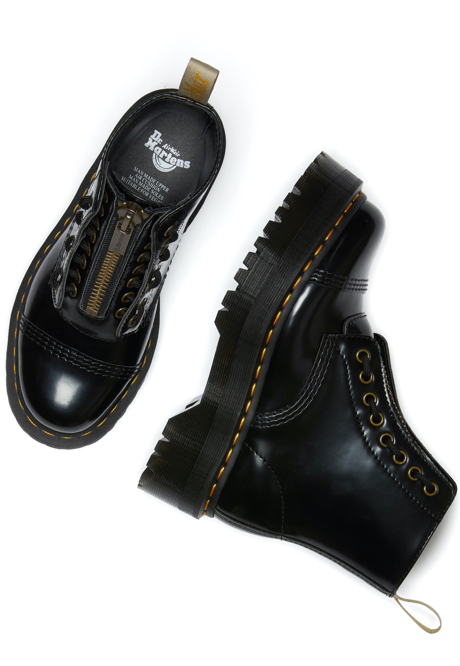 Dr. Martens - Vegan Sinclair Black Oxford - Girl Shoes | Women-Image