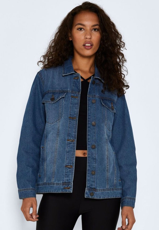 Noisy May - Ole Medium Blue Denim - Jeans Jacket | Women-Image