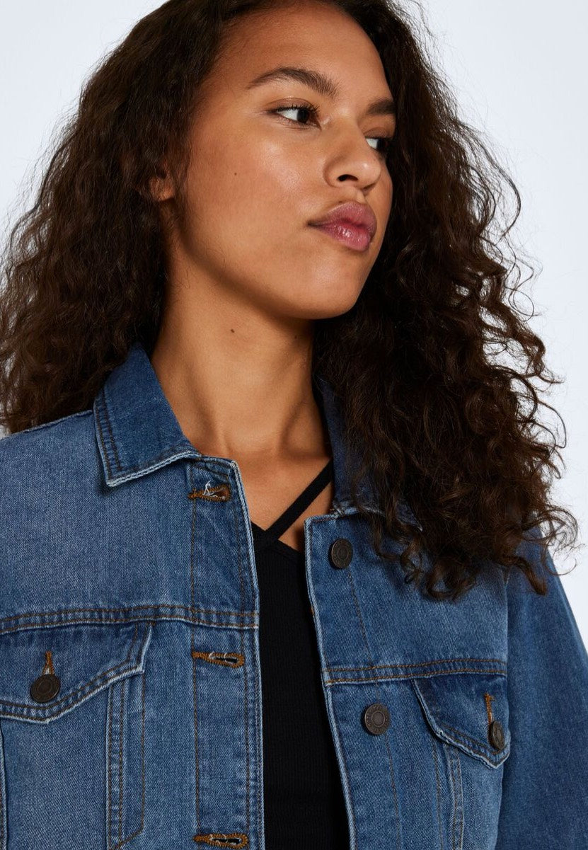 Noisy May - Ole Medium Blue Denim - Jeans Jacket | Women-Image