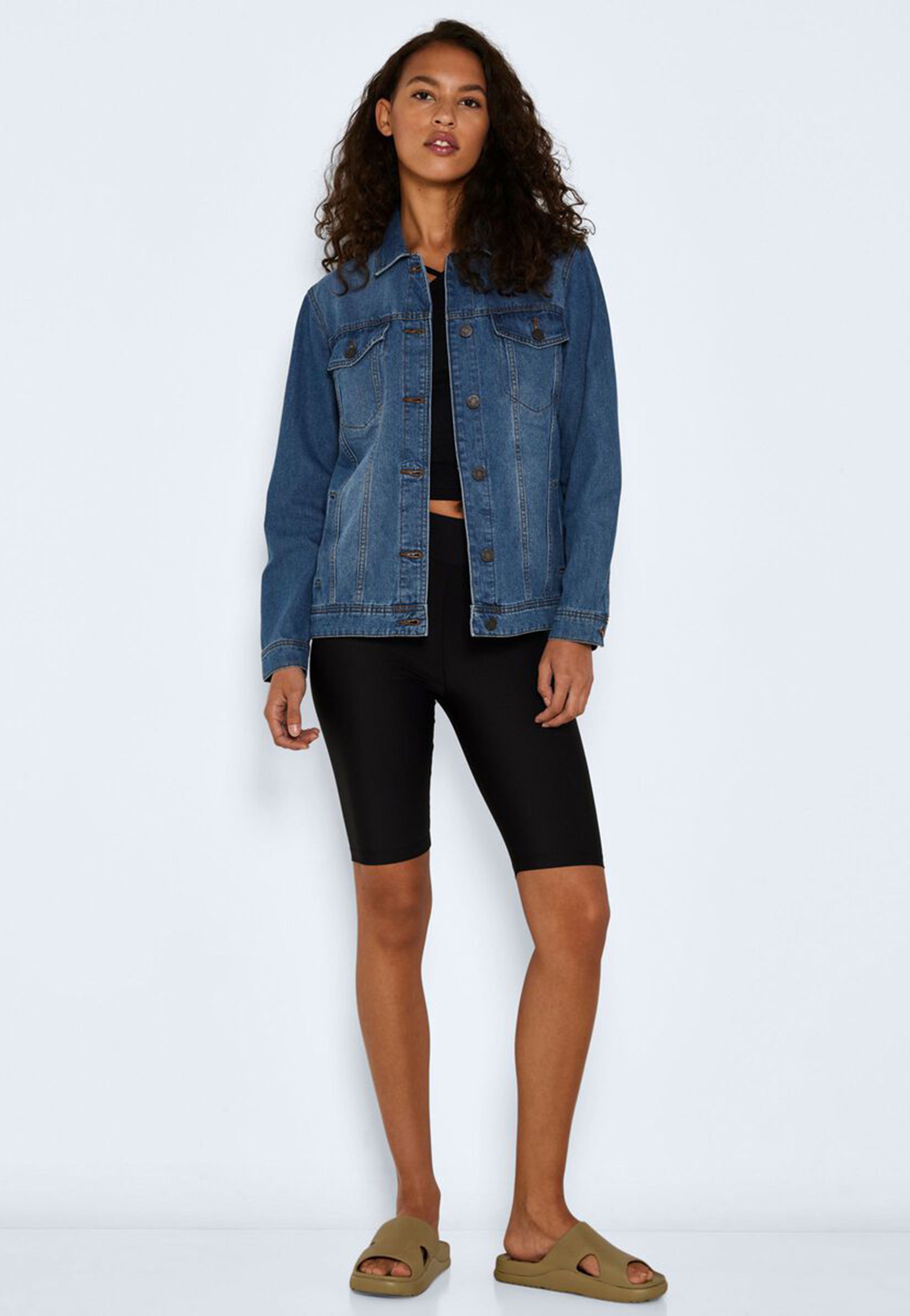 Noisy May - Parla Solid Biker Black - Shorts | Women-Image