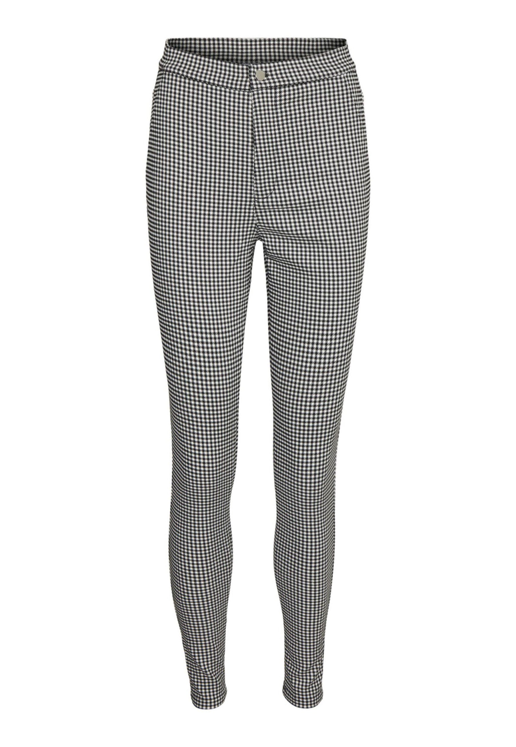 Noisy May - Soline Check Black/White - Pants | Women-Image