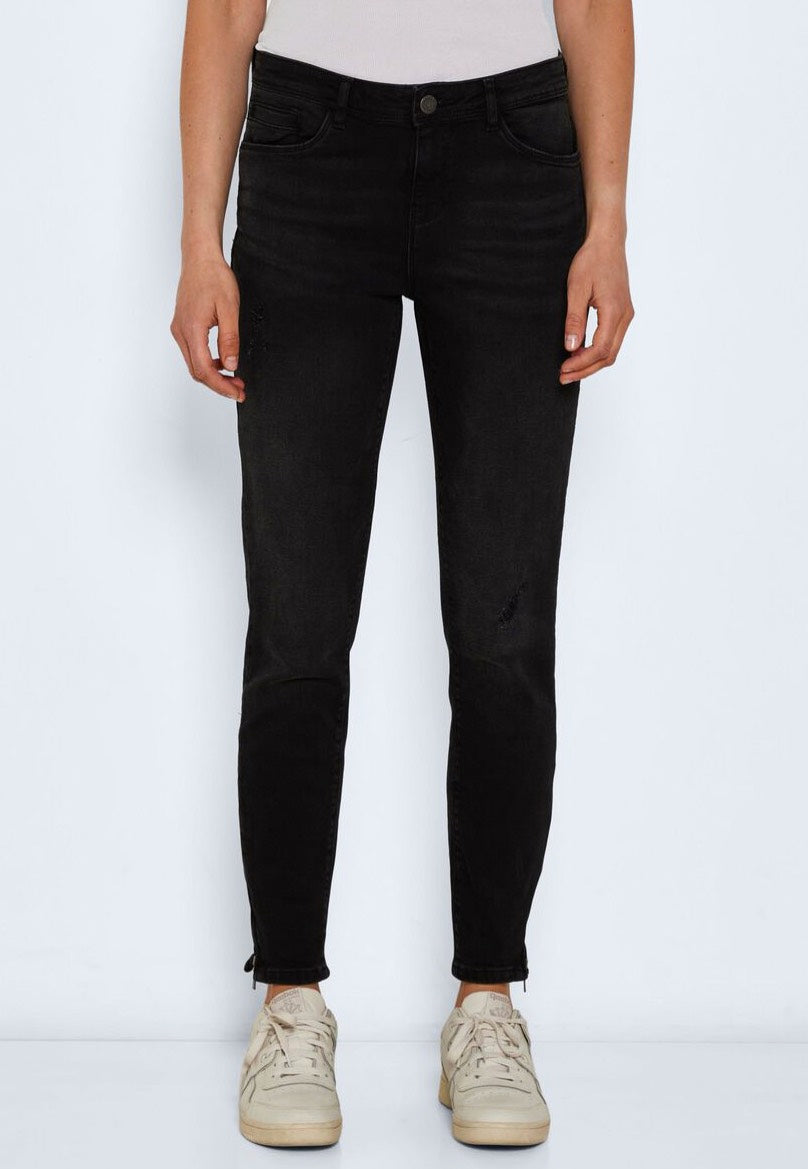 Noisy May - Kimmy Ank Dar Dark Grey Denim - Jeans | Women-Image