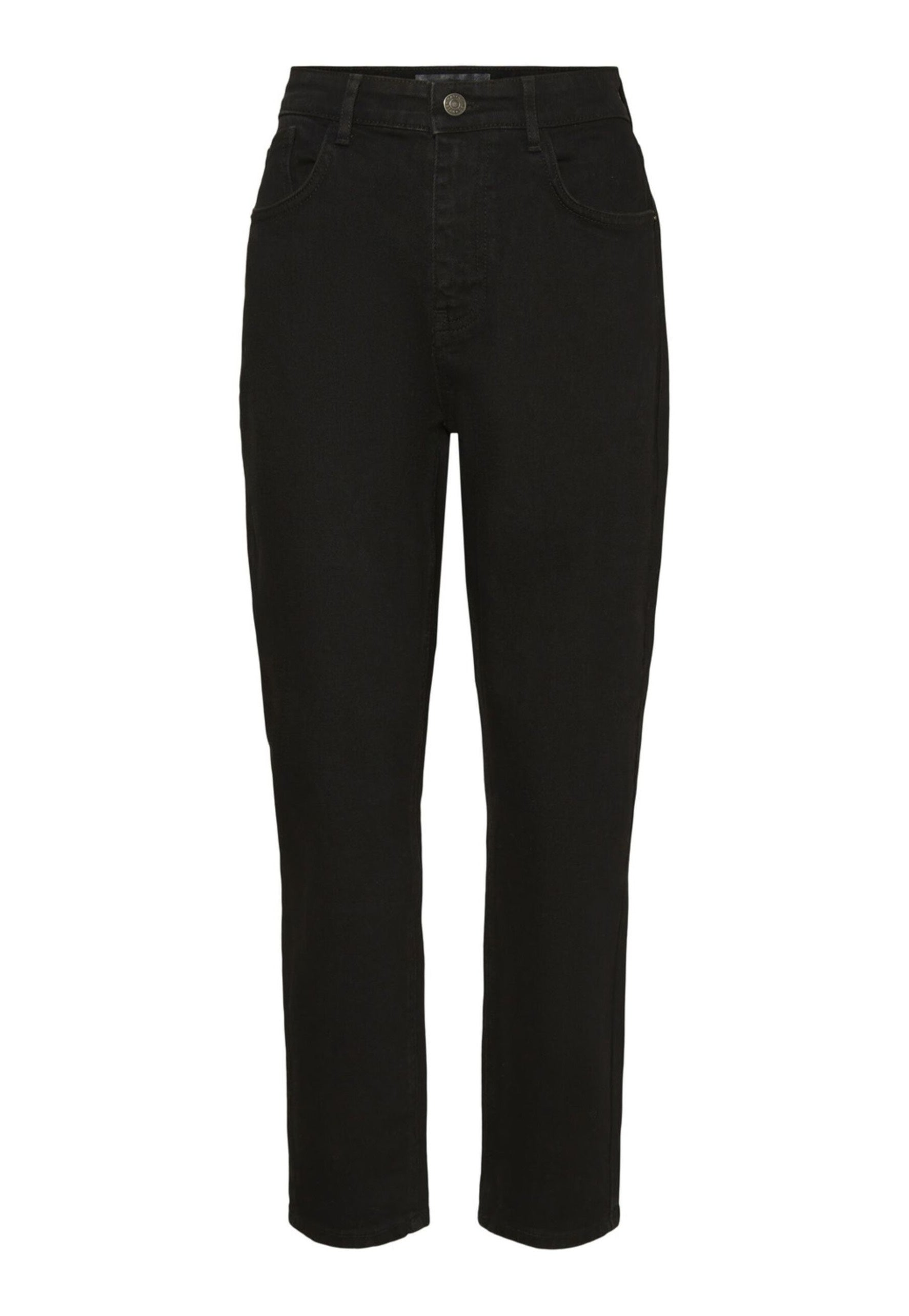 Noisy May - Katy Slim Mom Black Denim - Jeans | Women-Image