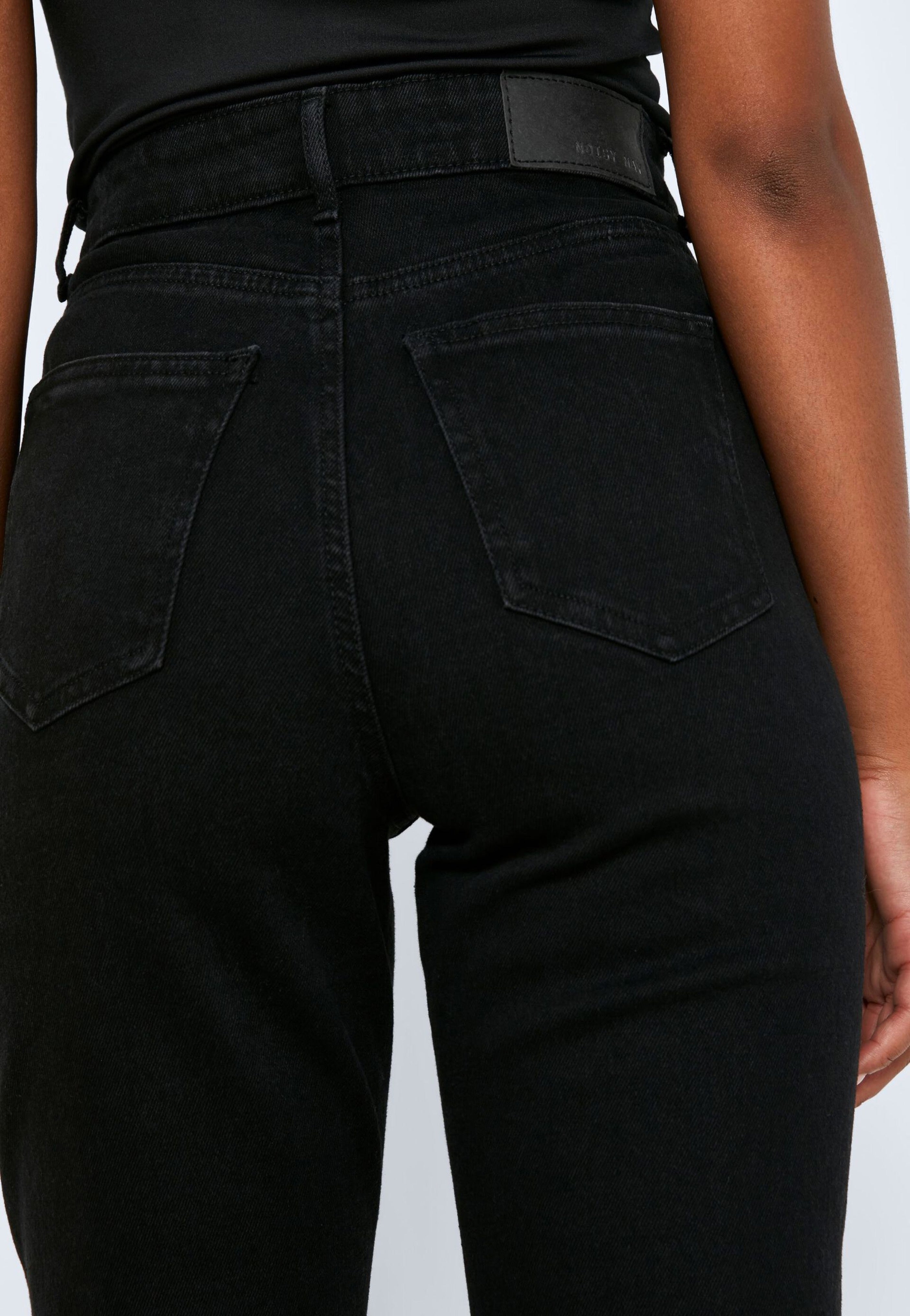 Noisy May - Katy Slim Mom Black Denim - Jeans | Women-Image