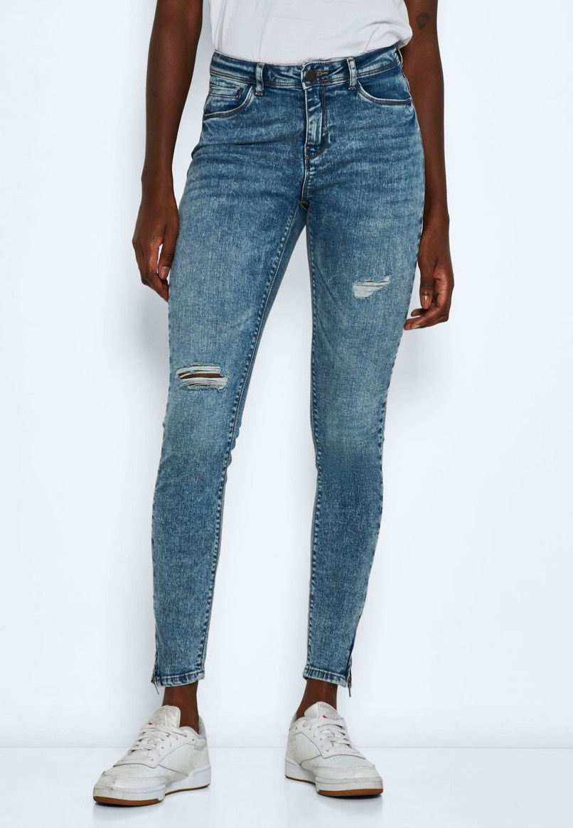 Noisy May - Kimmy Dart Dest Medium Blue Denim - Jeans | Women-Image