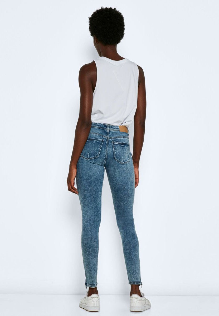 Noisy May - Kimmy Dart Dest Medium Blue Denim - Jeans | Women-Image