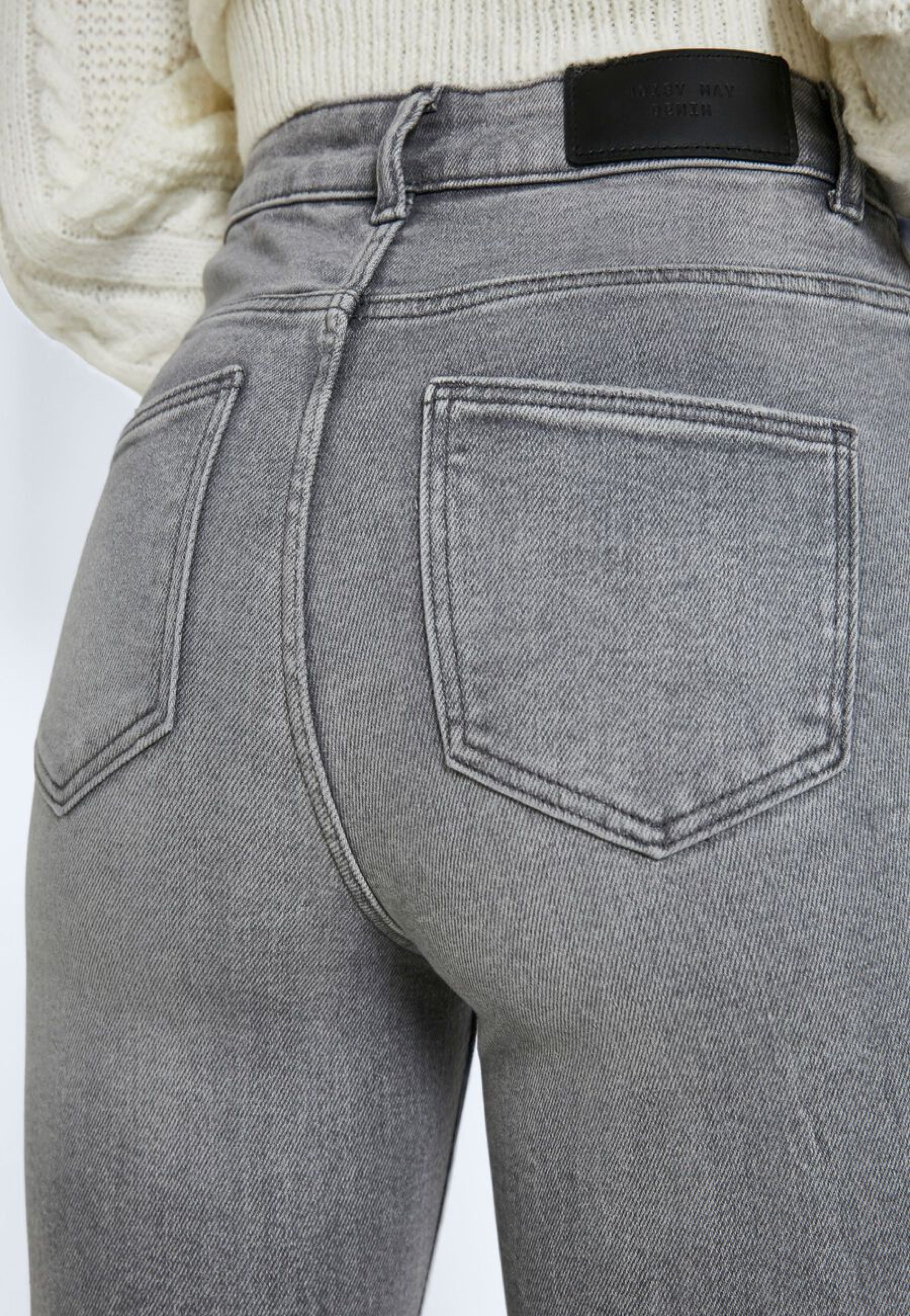 Noisy May - Callie Skinny Medium Grey Denim - Jeans | Women-Image