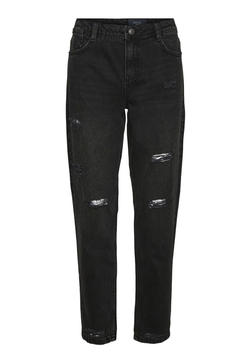 Noisy May - Marzy Boyfriend Slim Black - Jeans | Women-Image