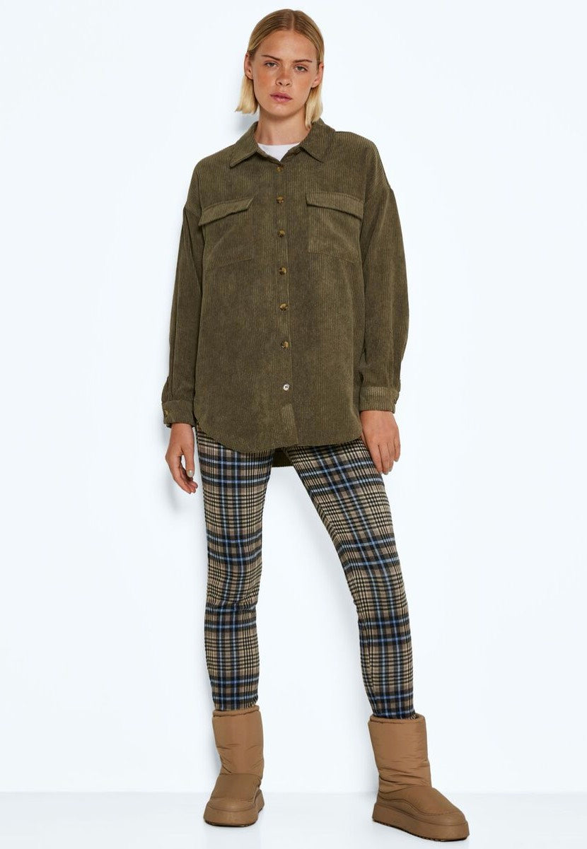 Noisy May - Flanny Corduroy Shacket Kalamata - Shirt | Women-Image