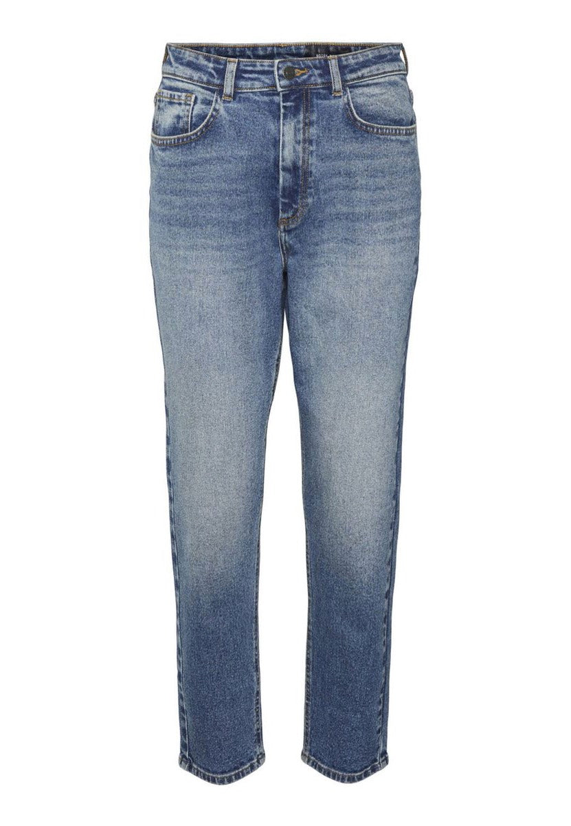 Noisy May - Moni Straight Dark Blue Denim - Jeans | Women-Image