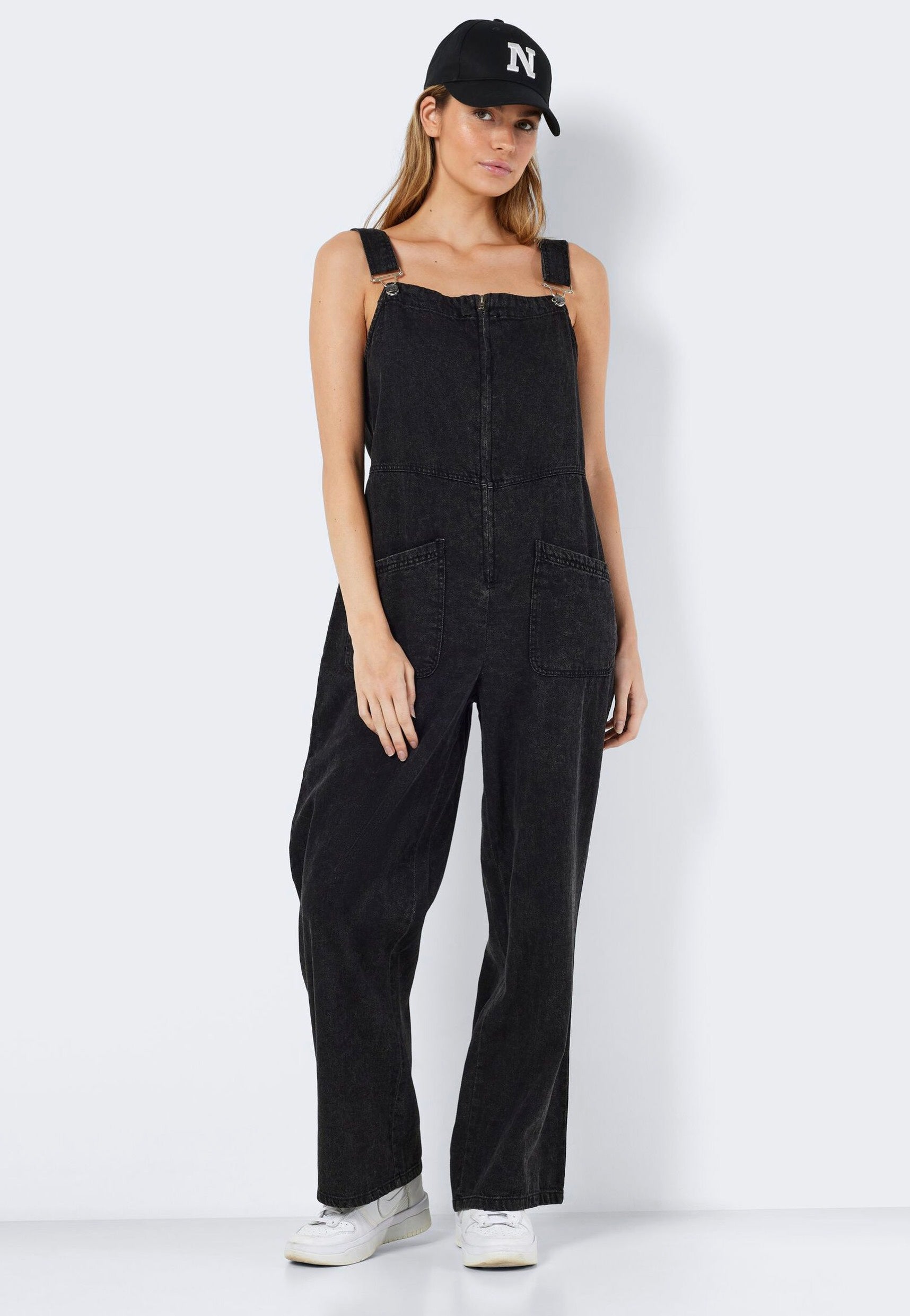 Noisy May - Meta Black Denim - Dungarees | Women-Image