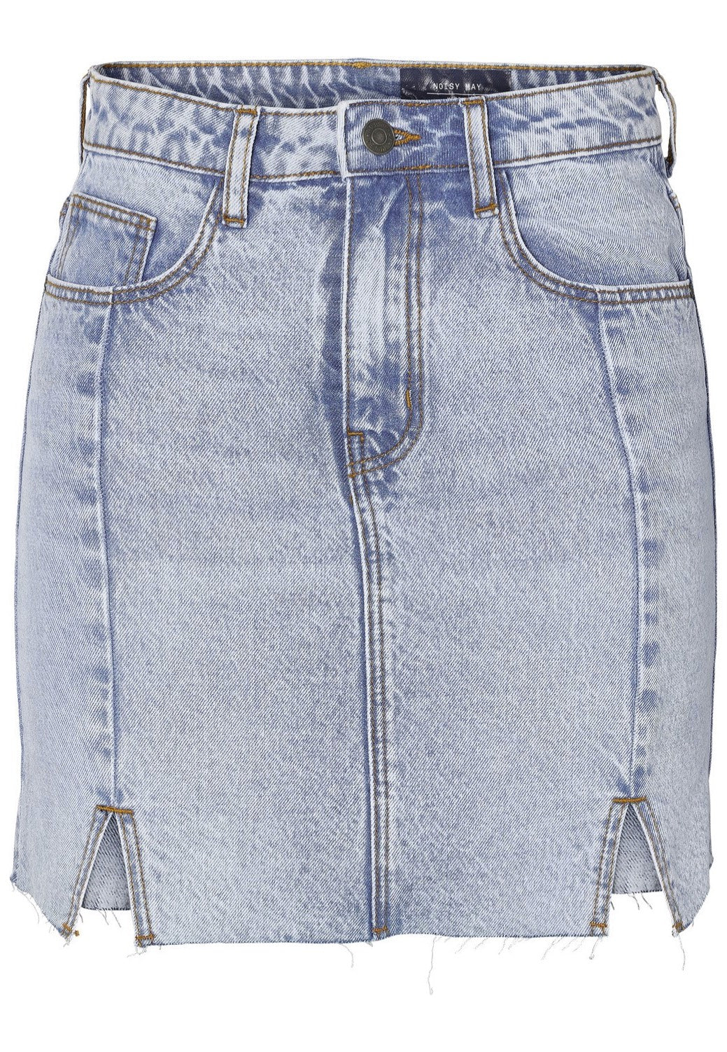 Noisy May - April Slit Light Blue Denim - Skirt | Women-Image