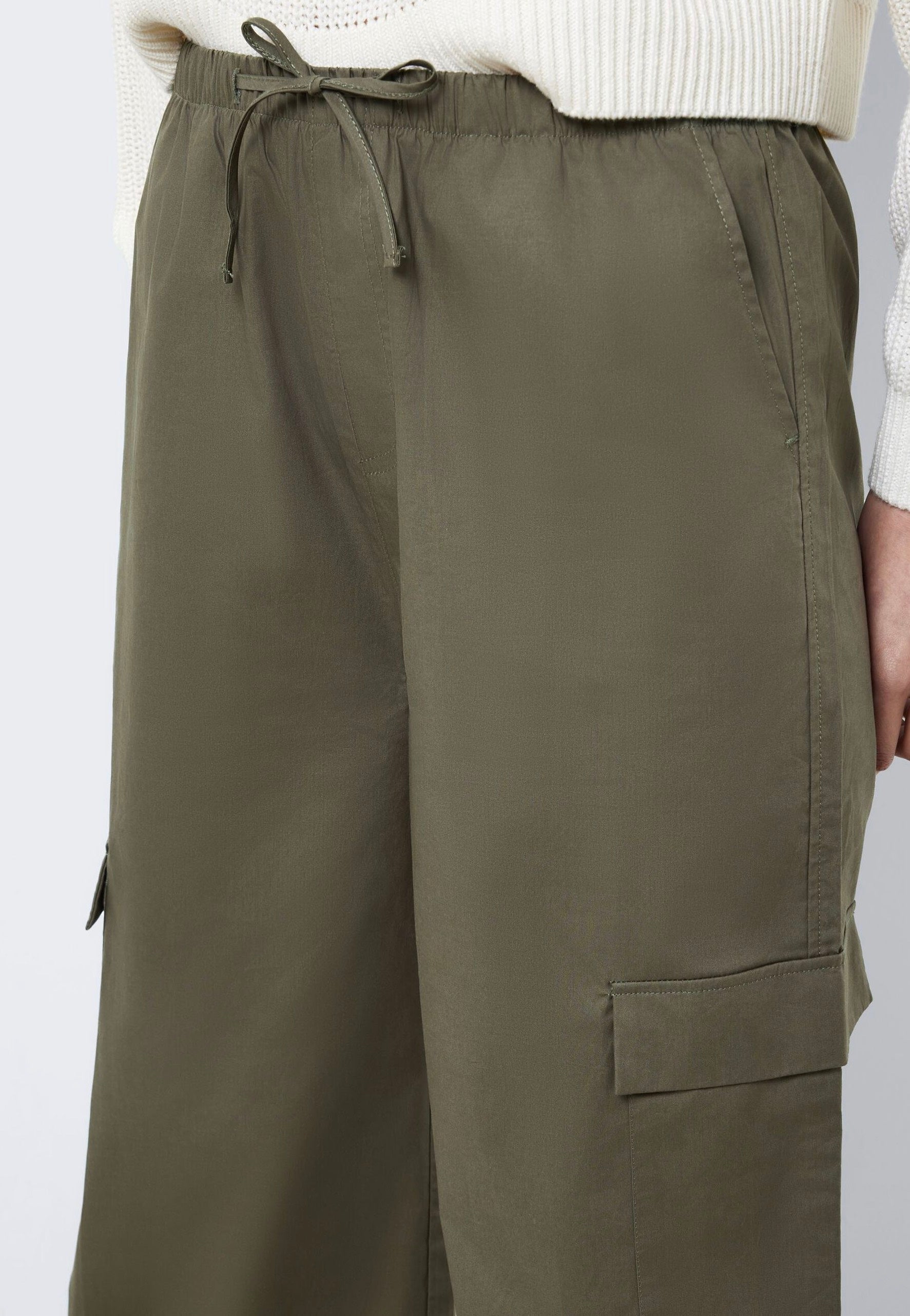 Noisy May - Pinar Cargo Tie Crocodile Solid - Pants | Women-Image