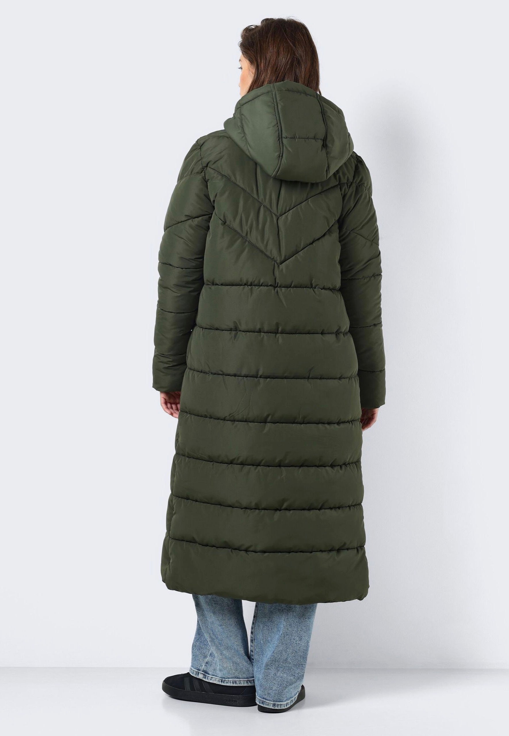 Noisy May - Dalcon X Long Kombu Green - Parka | Women-Image