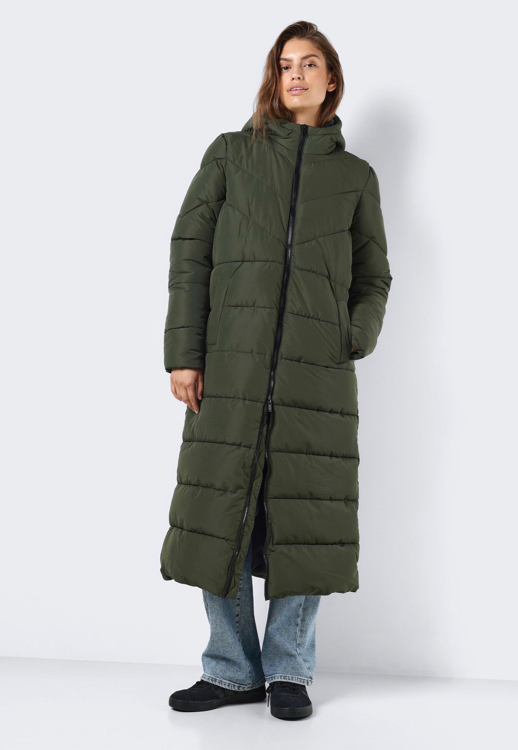 Noisy May - Dalcon X Long Kombu Green - Parka | Women-Image