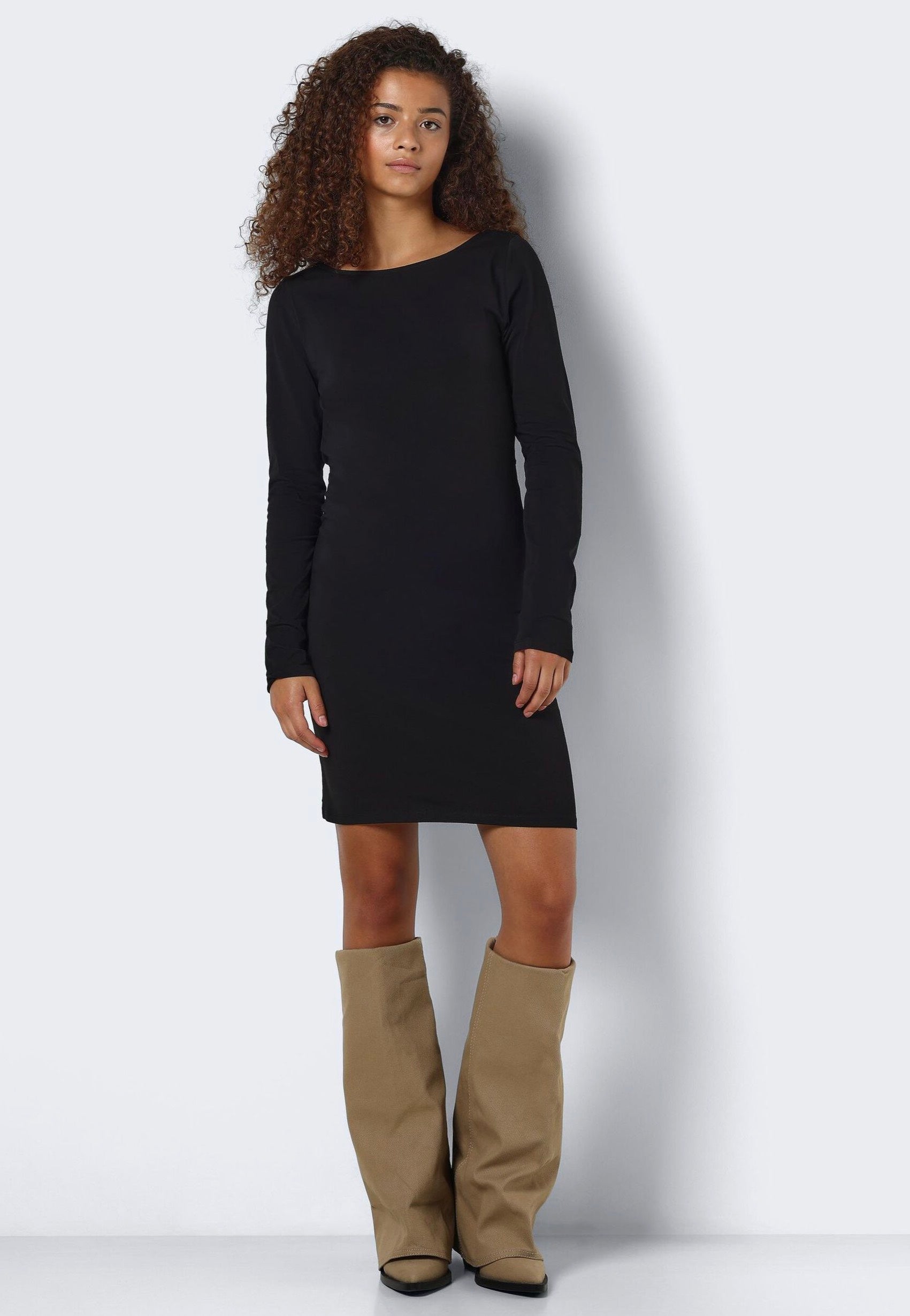 Noisy May - Kerry Short Open Back Black - Dress | Women-Image