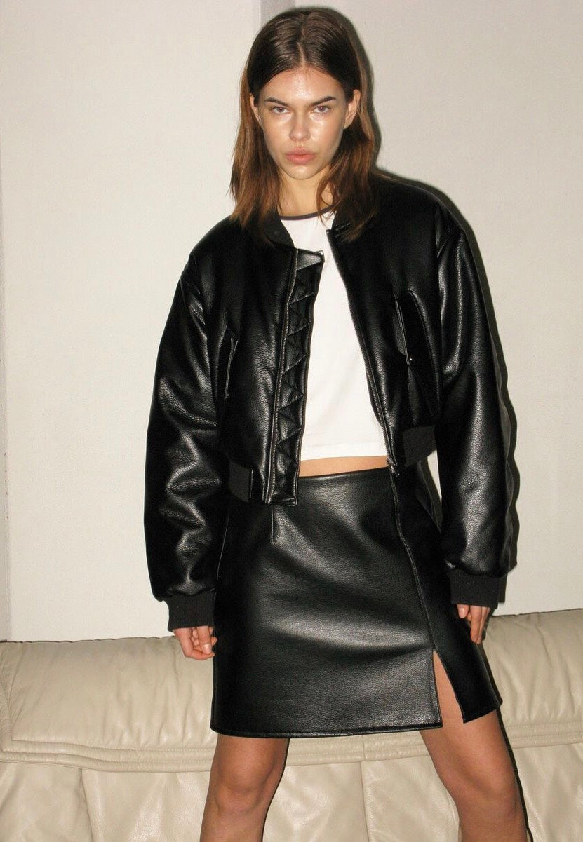 Noisy May - Eileen Clara Penny Slit Black - Skirt | Women-Image