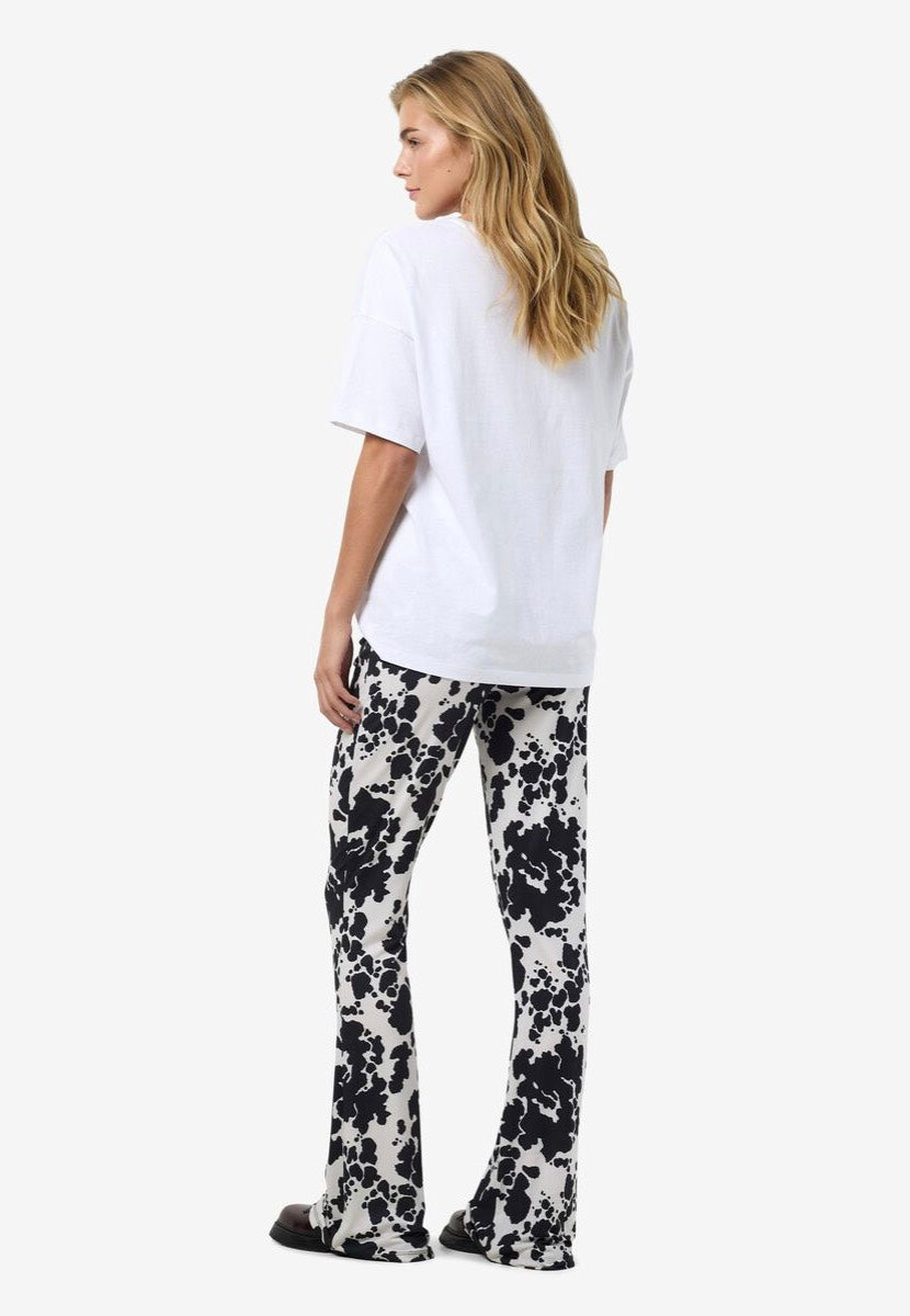 Noisy May - Bella Black Cow - Leggings | Women-Image