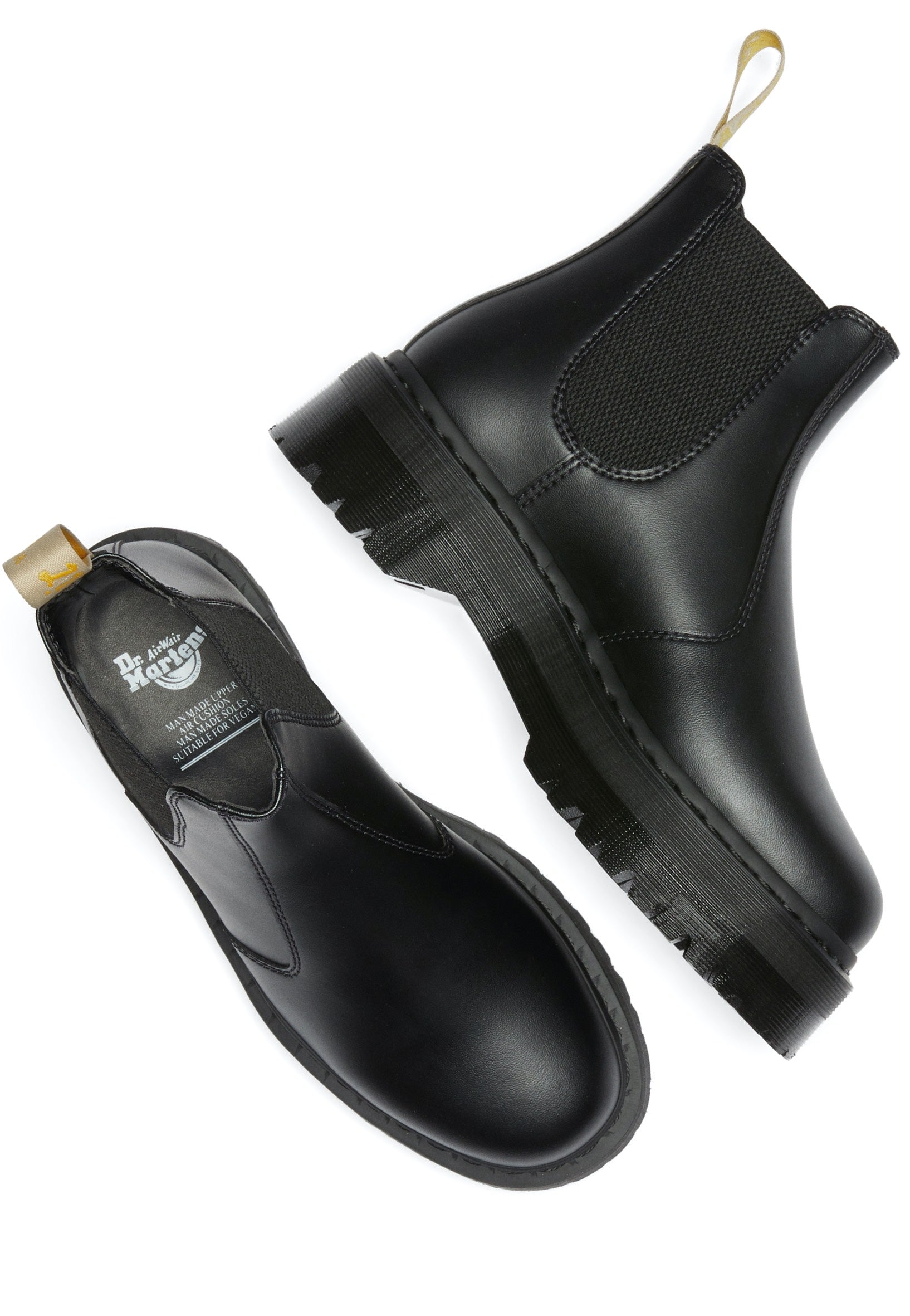 Dr. Martens - V 2976 Quad Mono Black Felix Rub Off - Girl Shoes | Women-Image