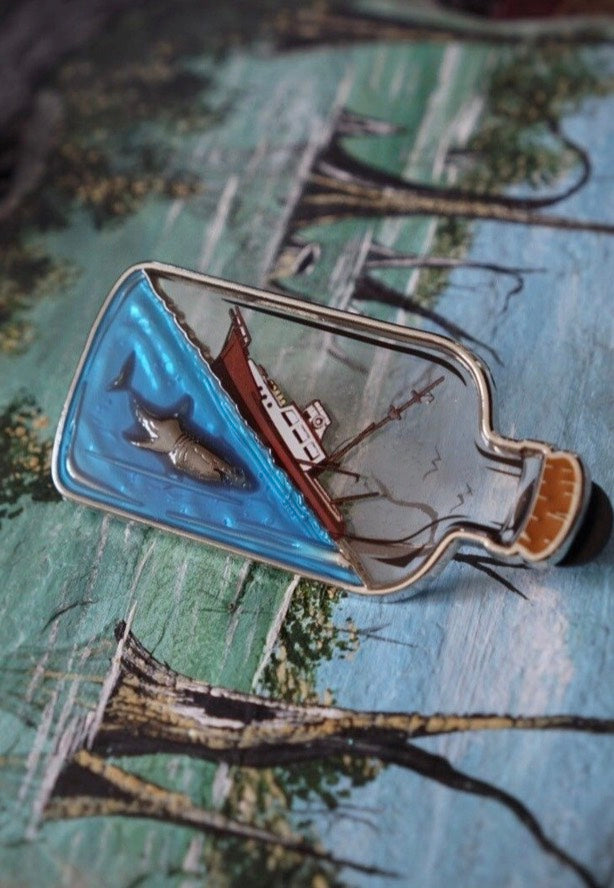 Lively Ghosts - Shipwrecked (A Jaws Inspired Pin) - Pin | Neutral-Image