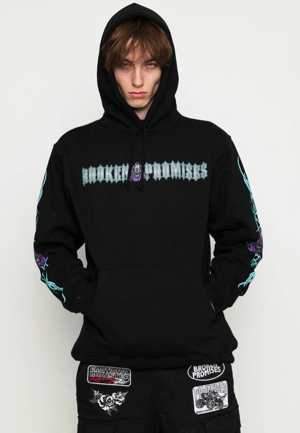 Broken Promises - Other Side Black - Hoodie | Men-Image