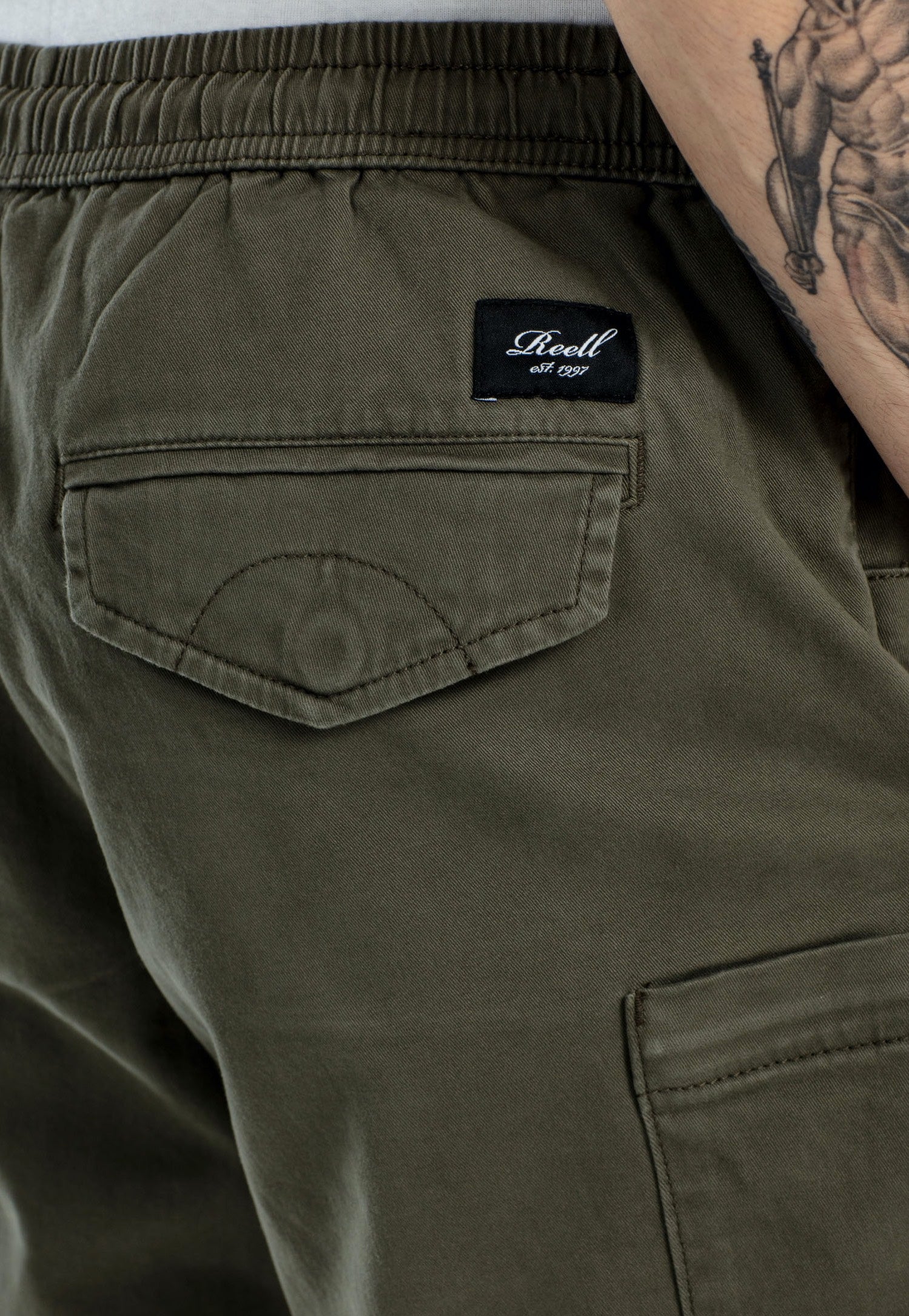 REELL - Reflex Easy Cargo Short Olive - Shorts | Men-Image