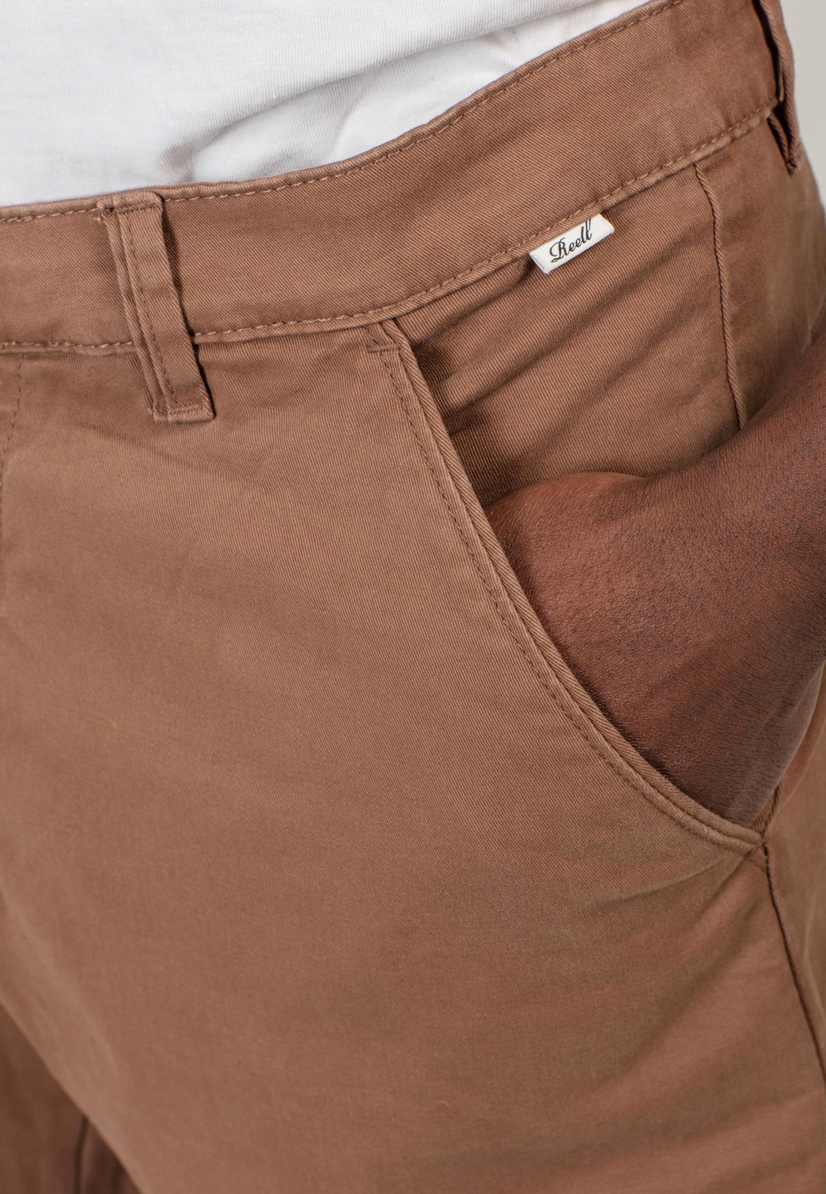 REELL - Flex Grip Chino Brown - Shorts | Men-Image