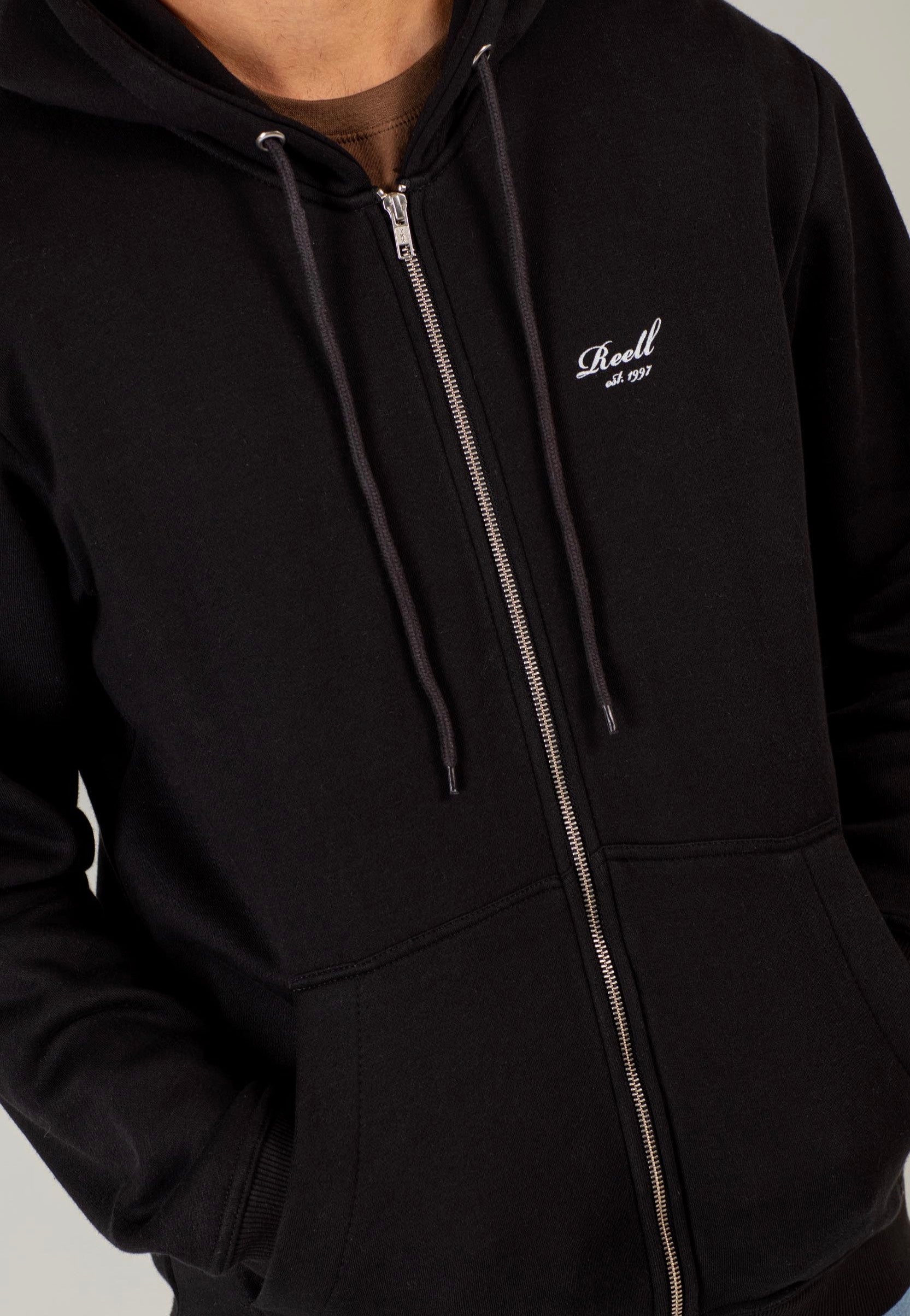 REELL - Staple Logo Deep Black - Zipper | Men-Image