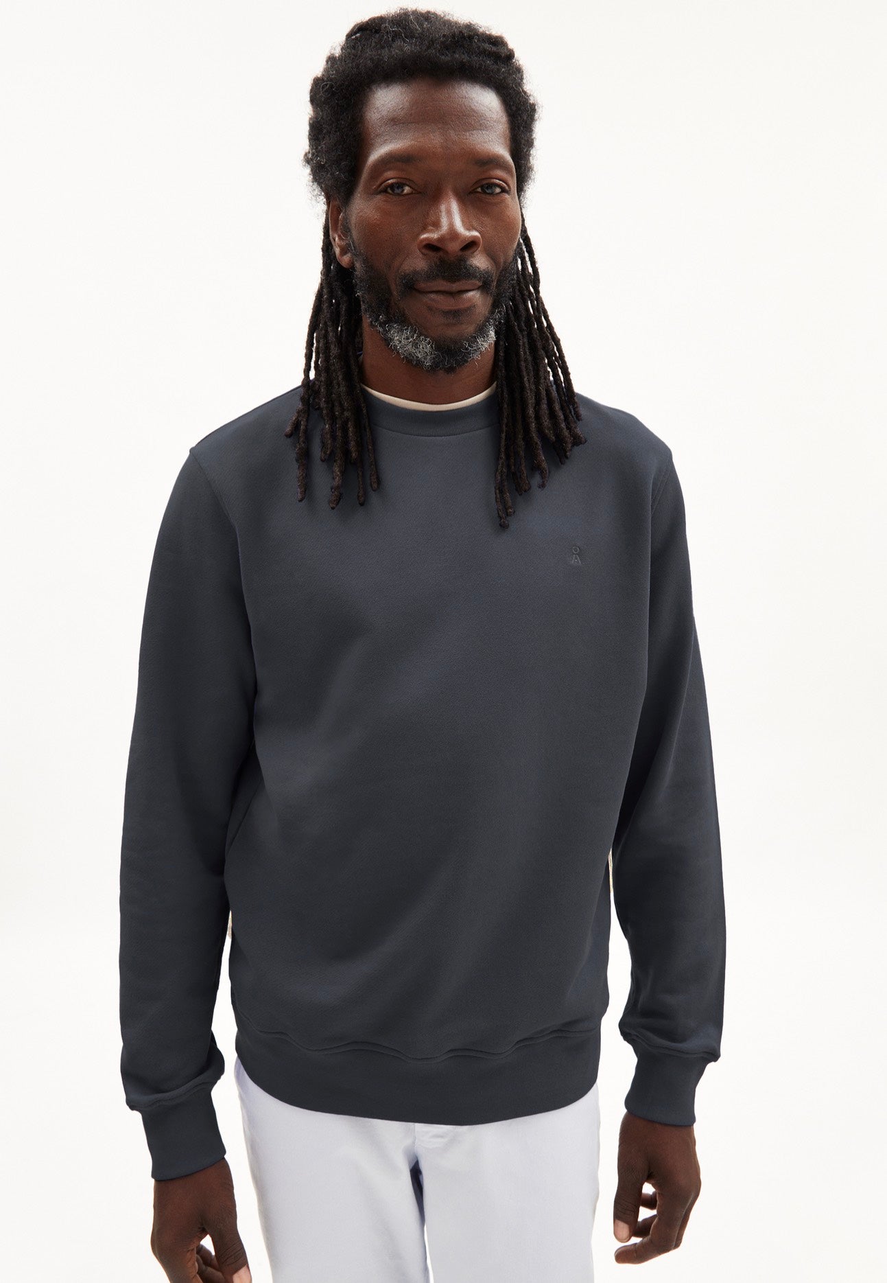 Armedangels - Baaro Comfort Graphite - Sweater | Men-Image